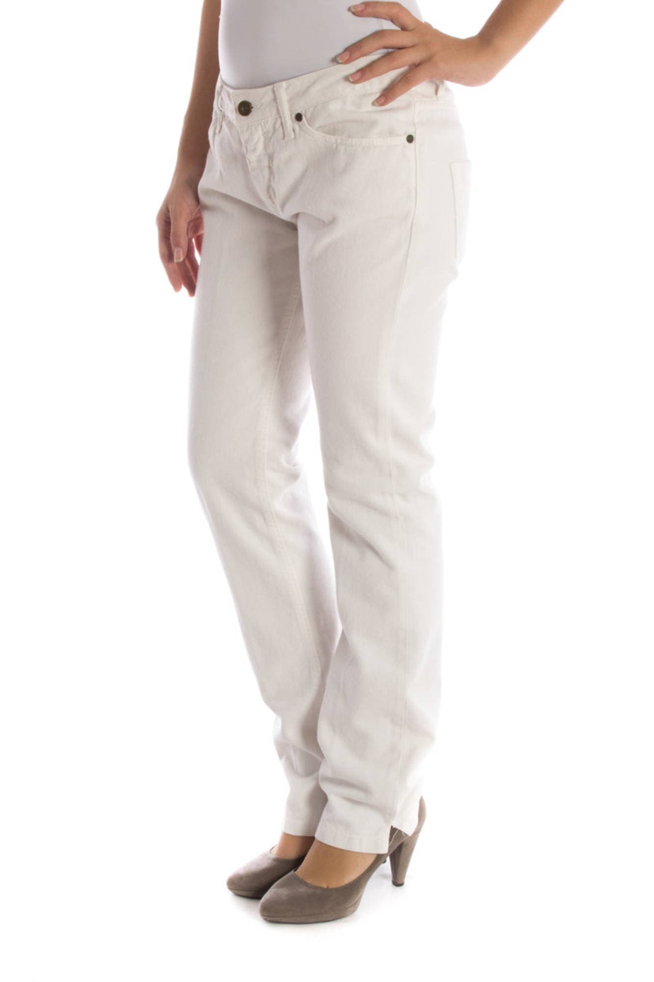 UP STAR PANTALONE DONNA BIANCO - Miniatura 3