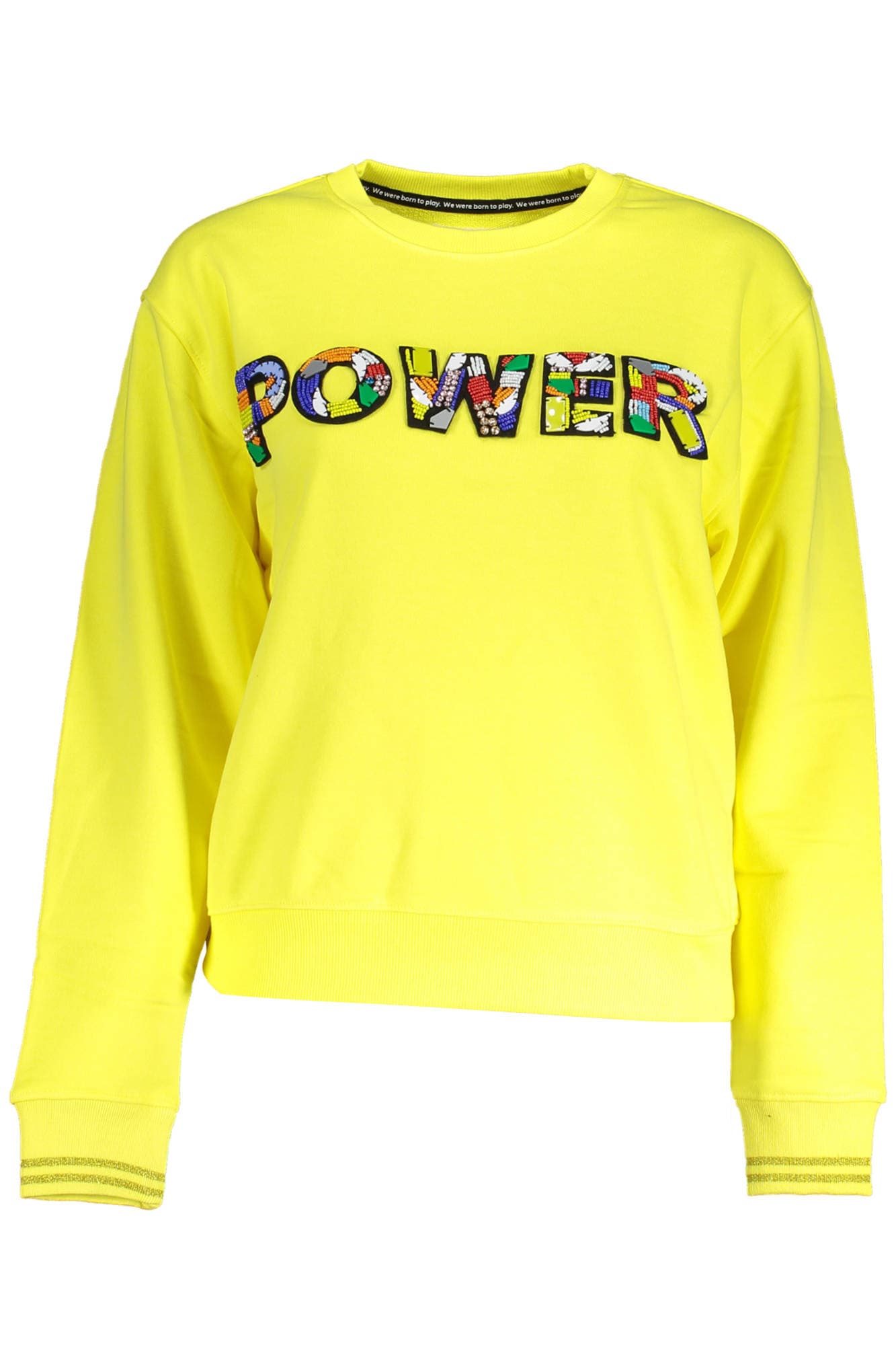 DESIGUAL FELPA SENZA ZIP DONNA GIALLO - Immagine principale