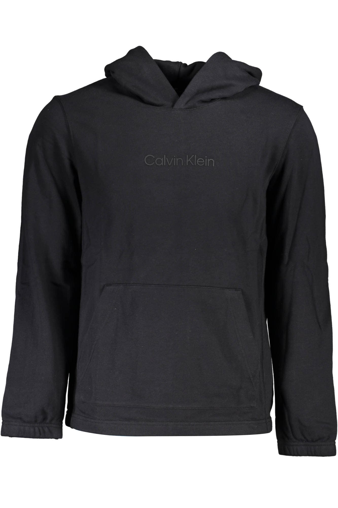 CALVIN KLEIN FELPA SENZA ZIP UOMO NERO - Immagine principale