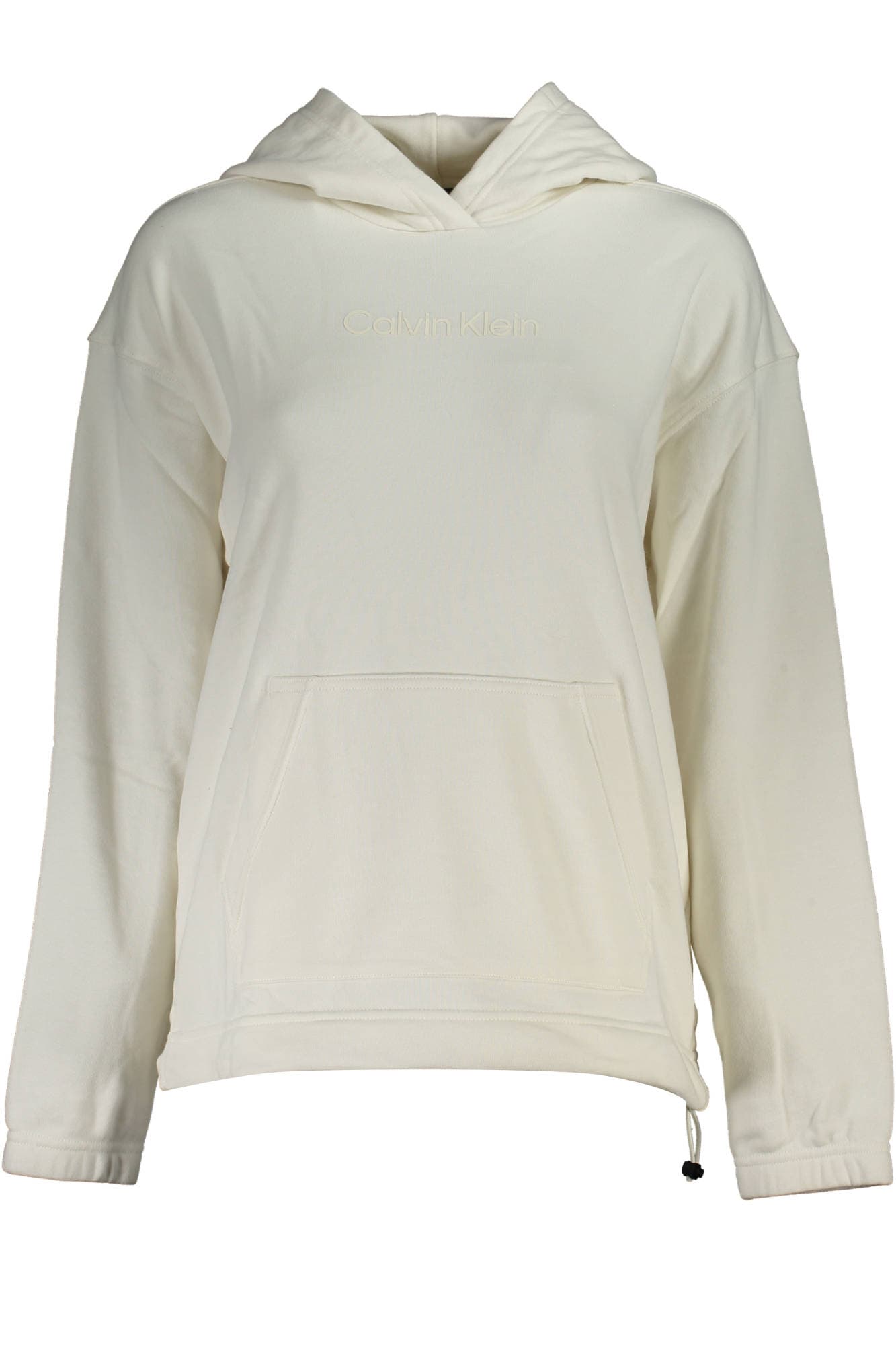 CALVIN KLEIN FELPA SENZA ZIP DONNA BIANCO - Immagine principale