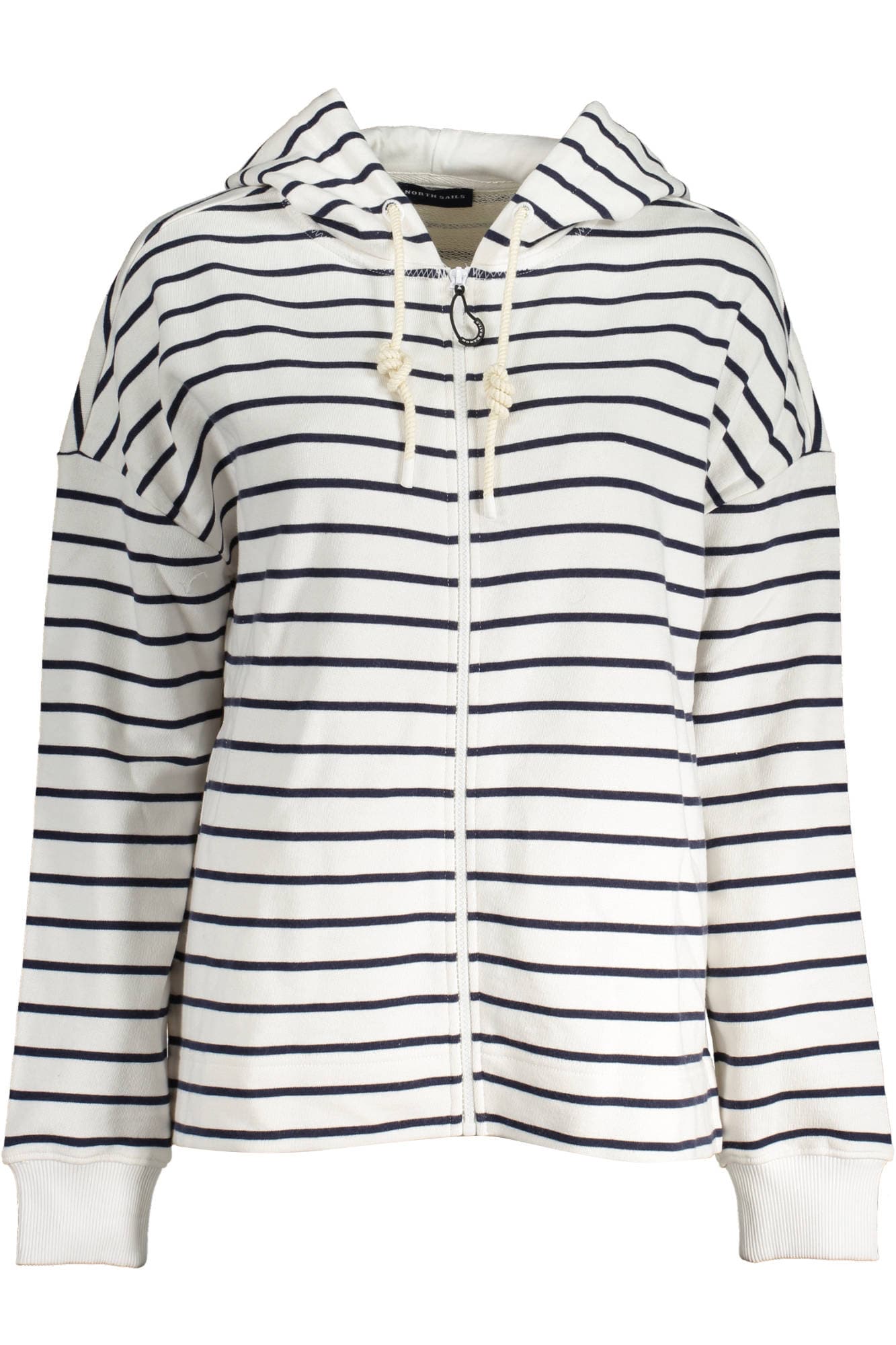 NORTH SAILS FELPA CON ZIP DONNA BIANCO - Immagine principale