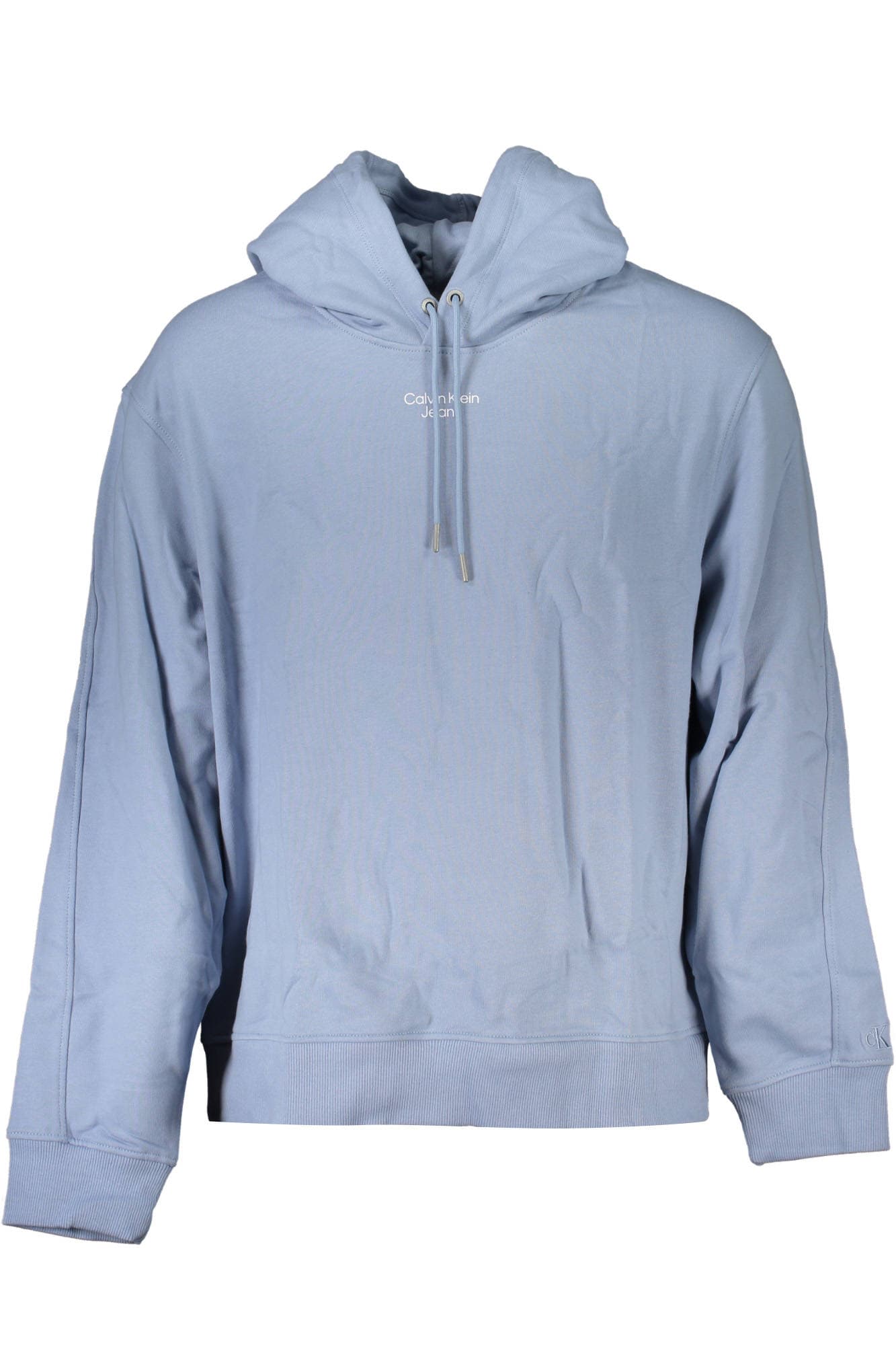 CALVIN KLEIN FELPA SENZA ZIP UOMO AZZURRO - Immagine 1