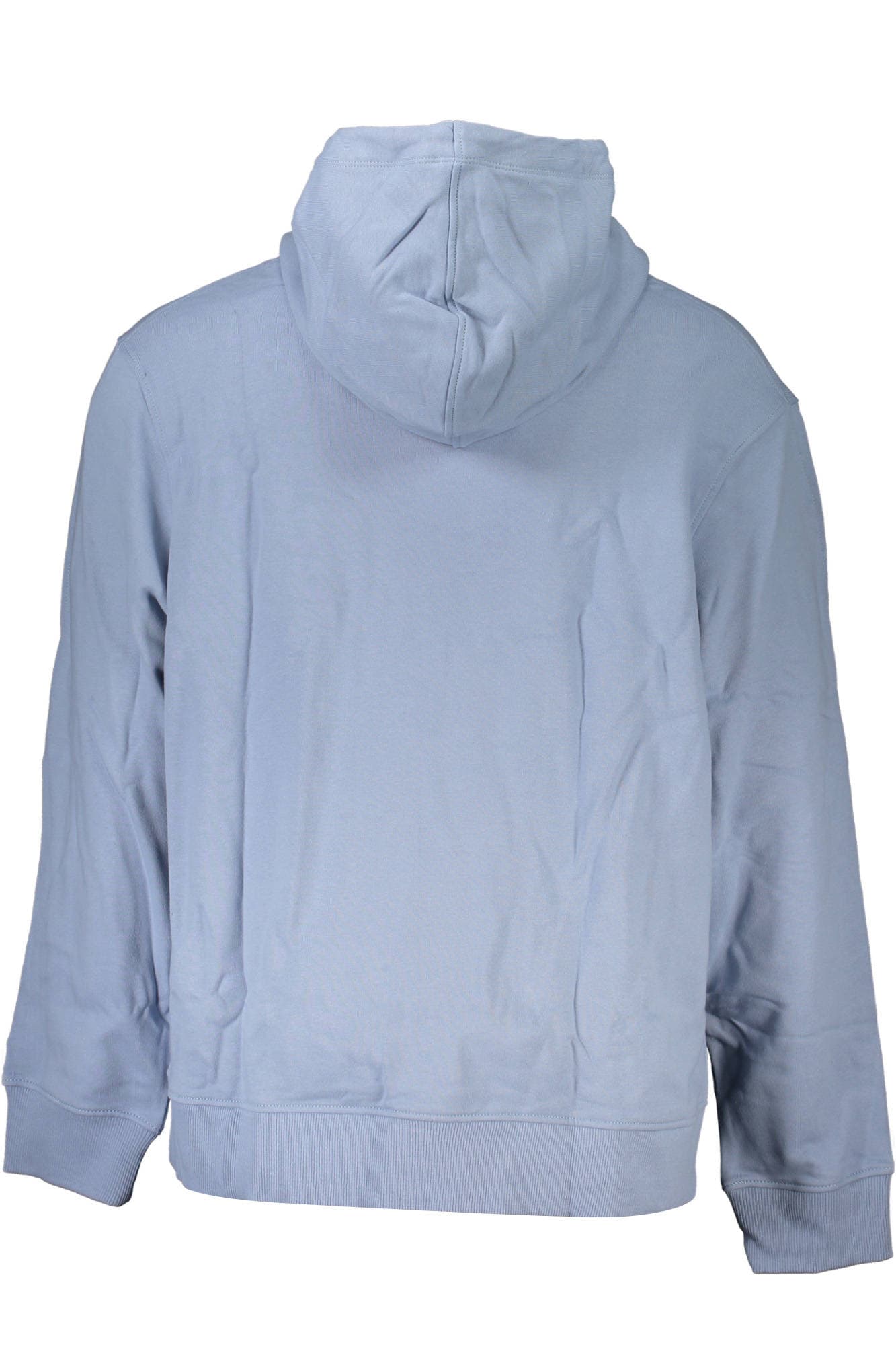 CALVIN KLEIN FELPA SENZA ZIP UOMO AZZURRO - Miniatura 2