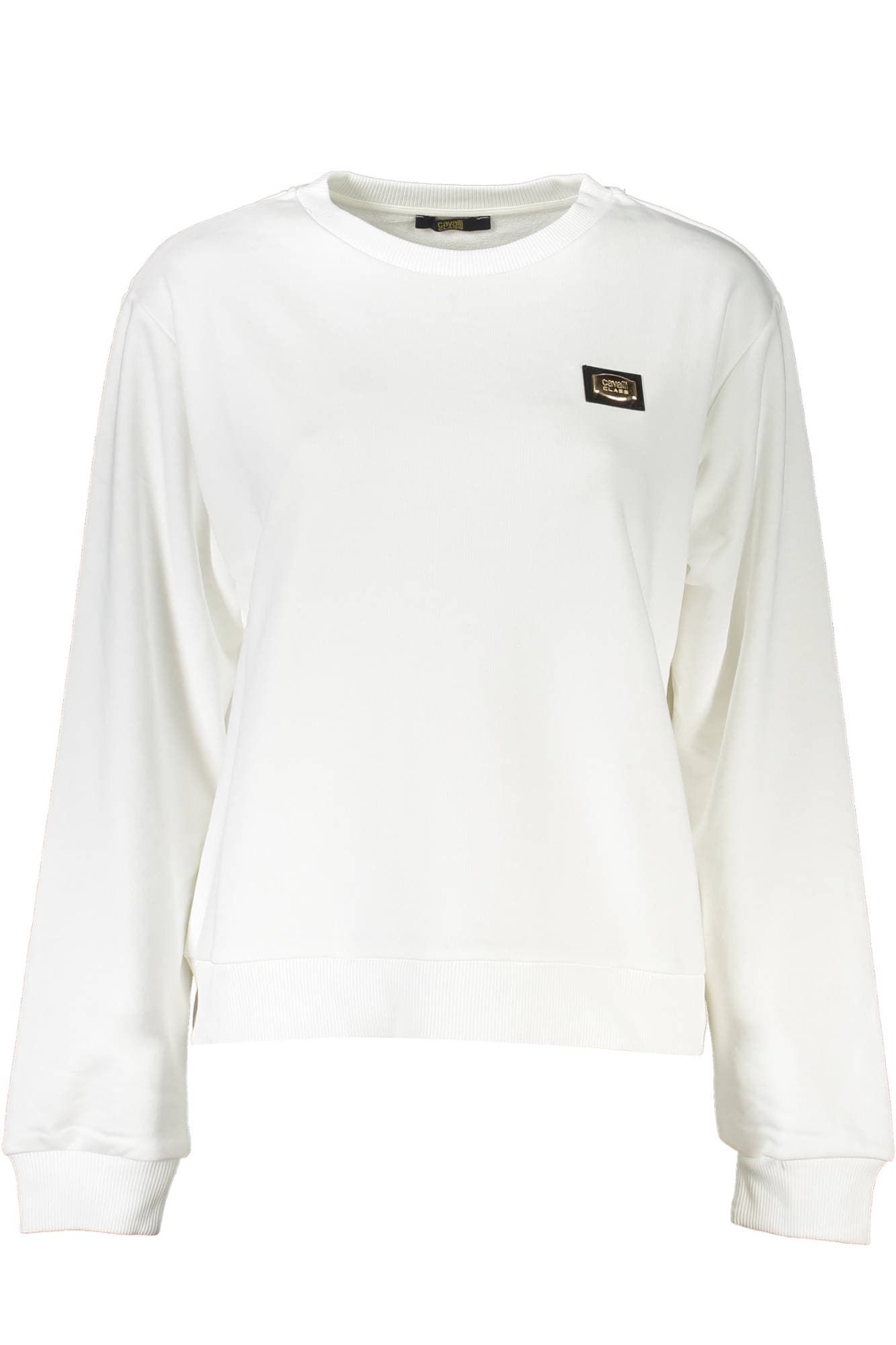 CAVALLI CLASS FELPA SENZA ZIP DONNA BIANCO - Immagine 1
