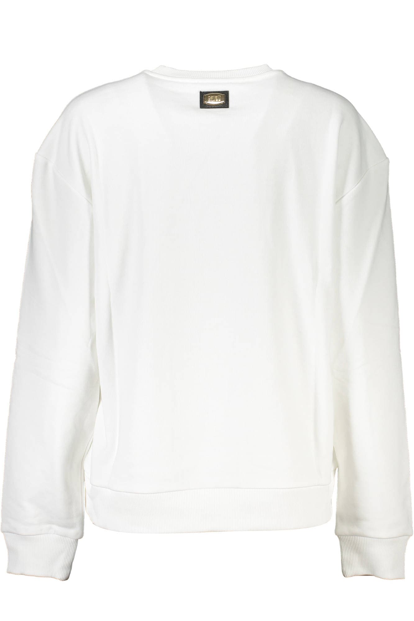 CAVALLI CLASS FELPA SENZA ZIP DONNA BIANCO - Miniatura 2