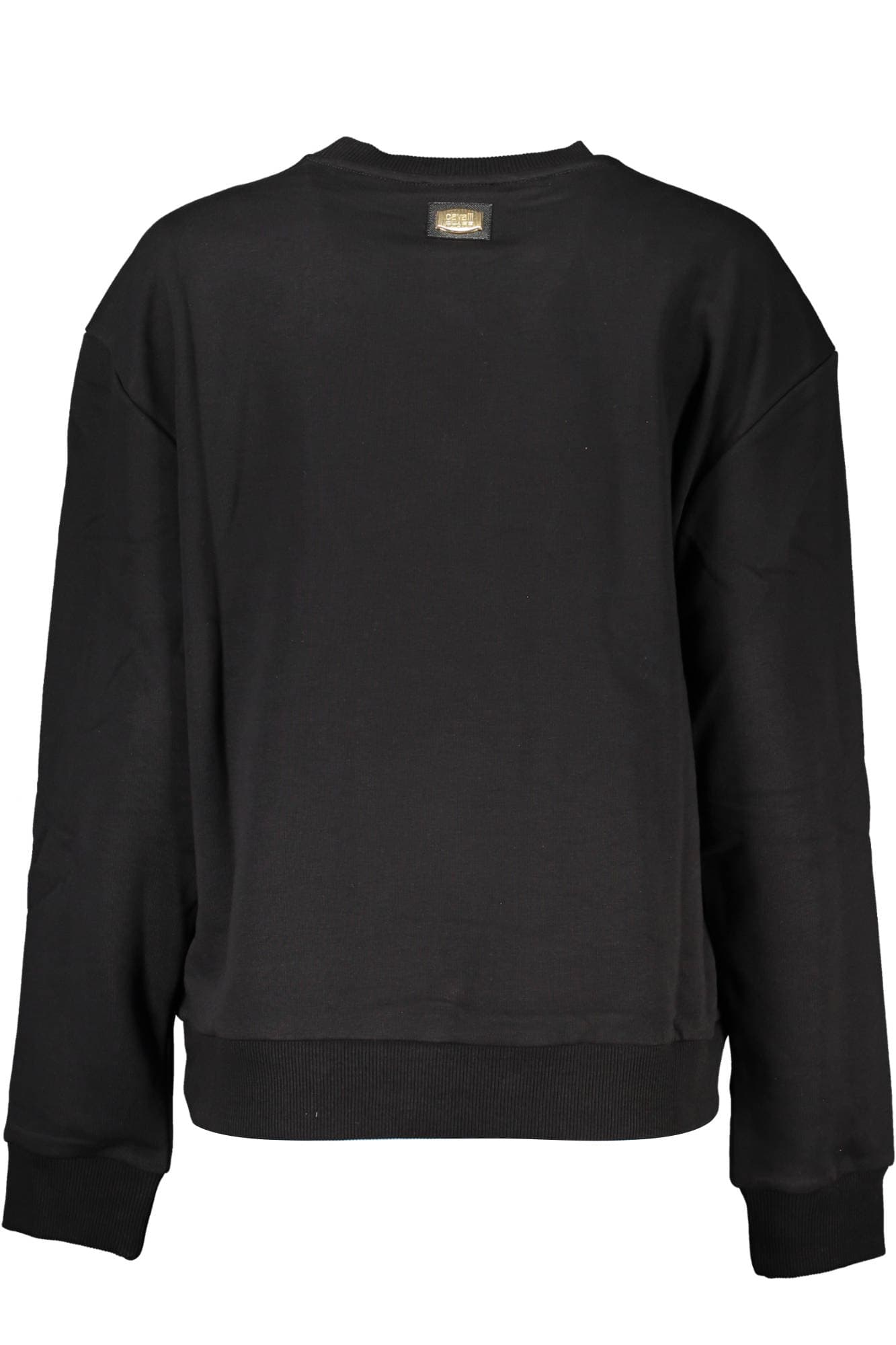CAVALLI CLASS FELPA SENZA ZIP DONNA NERO - Miniatura 2