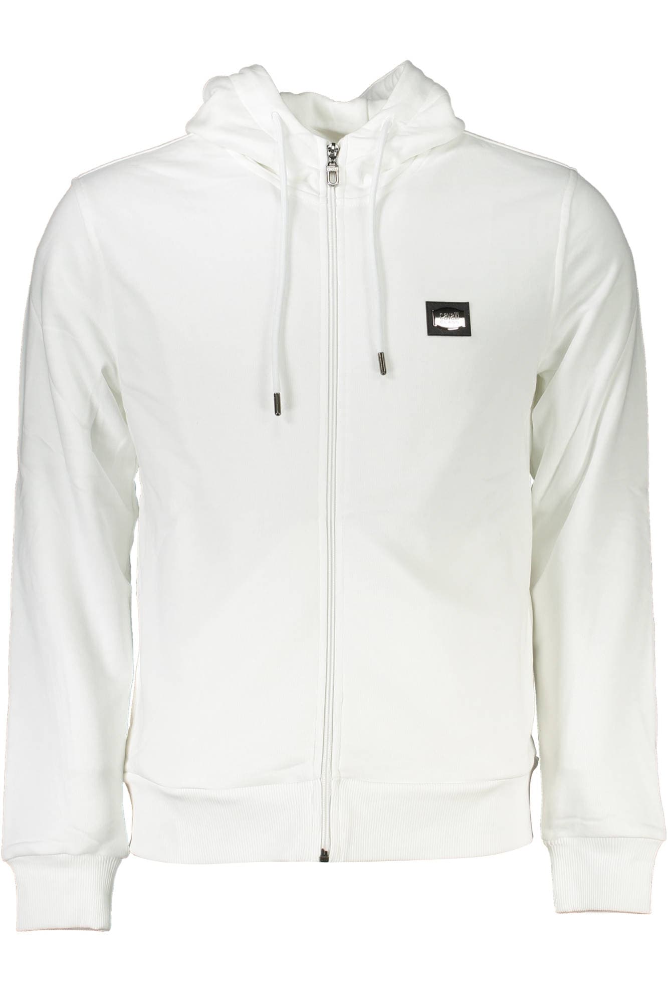 CAVALLI CLASS FELPA CON ZIP UOMO BIANCO - Immagine 1
