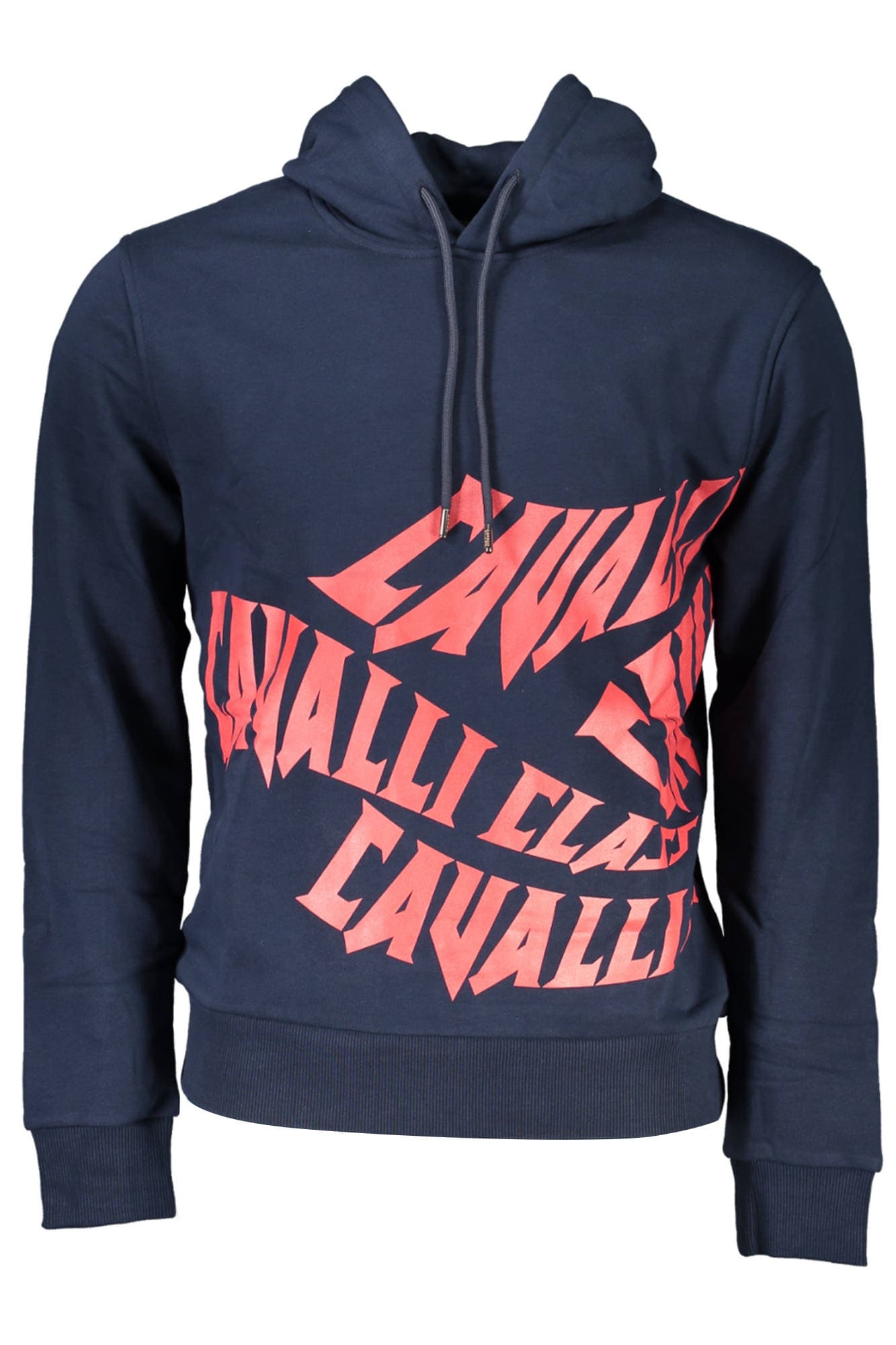 CAVALLI CLASS FELPA SENZA ZIP UOMO BLU - Immagine 1