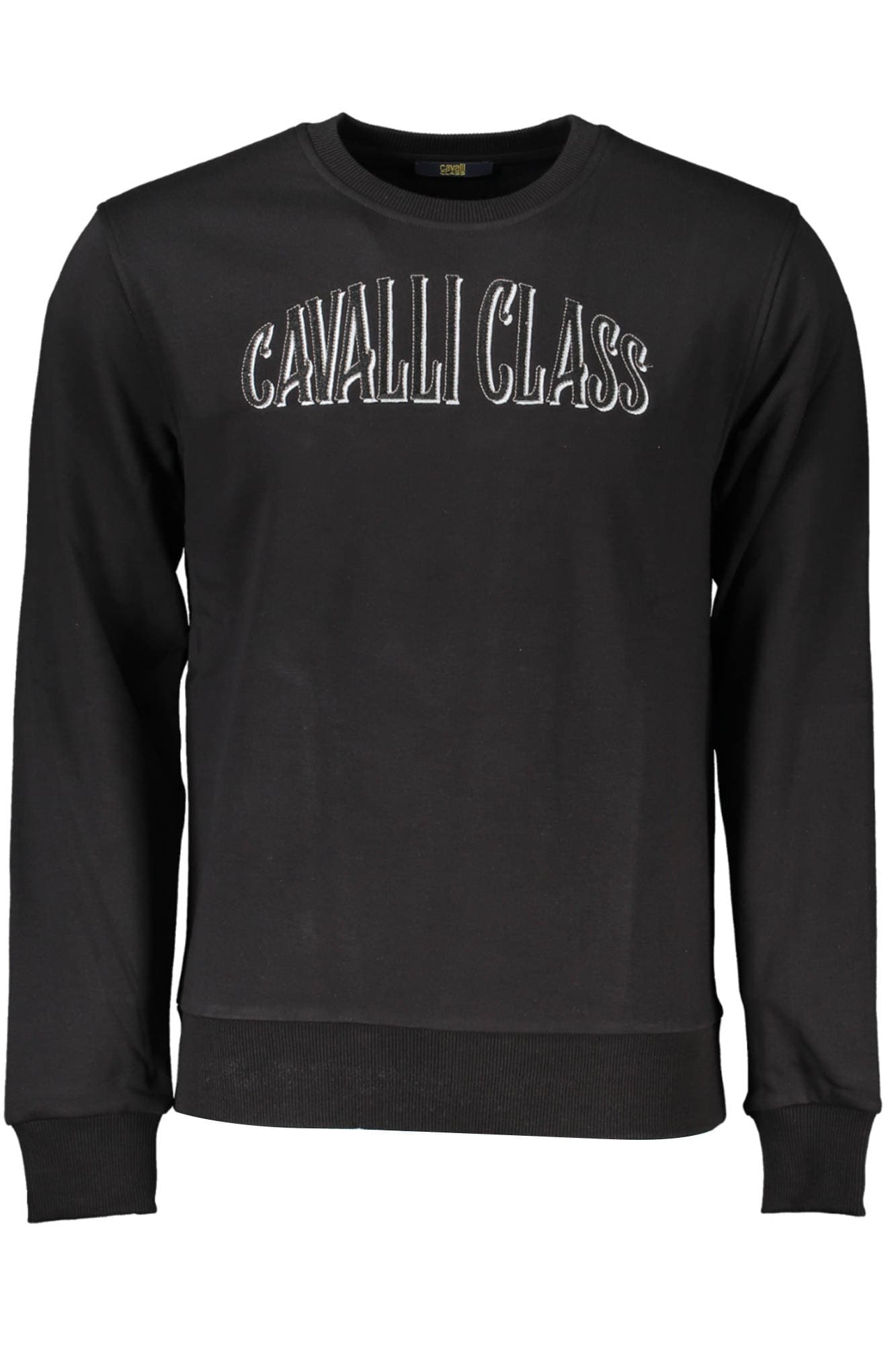 CAVALLI CLASS FELPA SENZA ZIP UOMO NERO - Immagine 1
