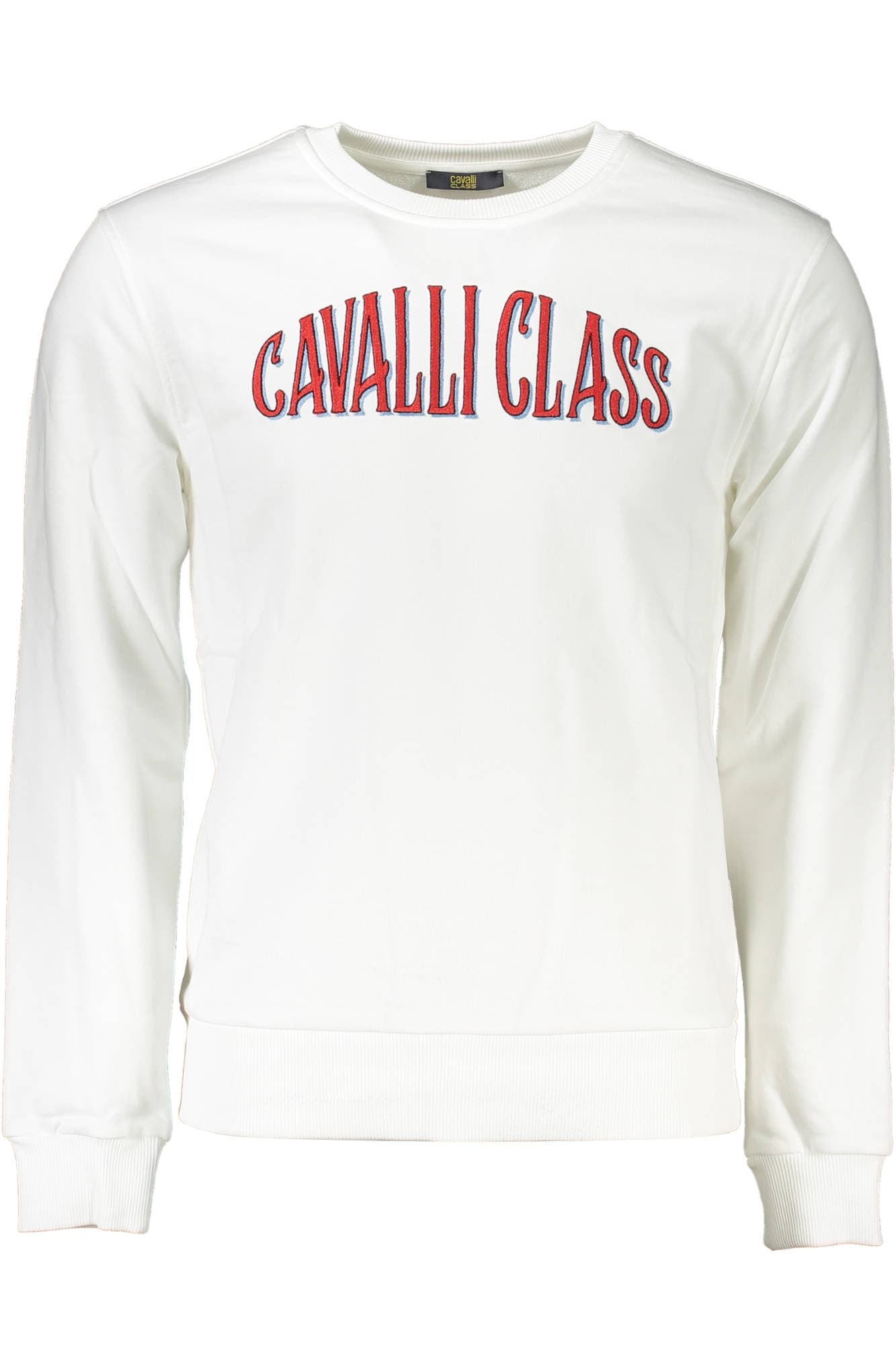 CAVALLI CLASS FELPA SENZA ZIP UOMO BIANCO - Immagine 1