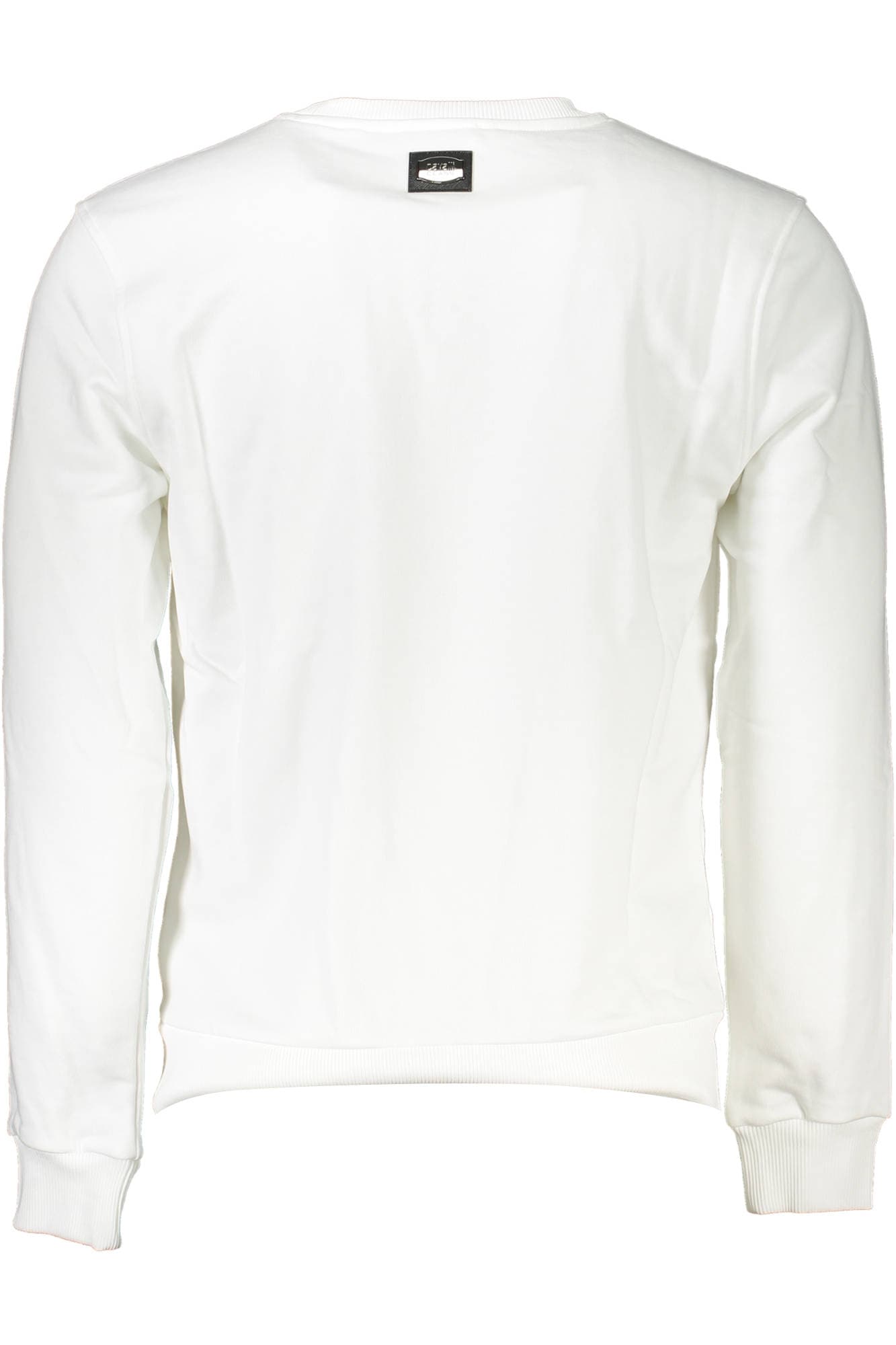 CAVALLI CLASS FELPA SENZA ZIP UOMO BIANCO - Miniatura 2