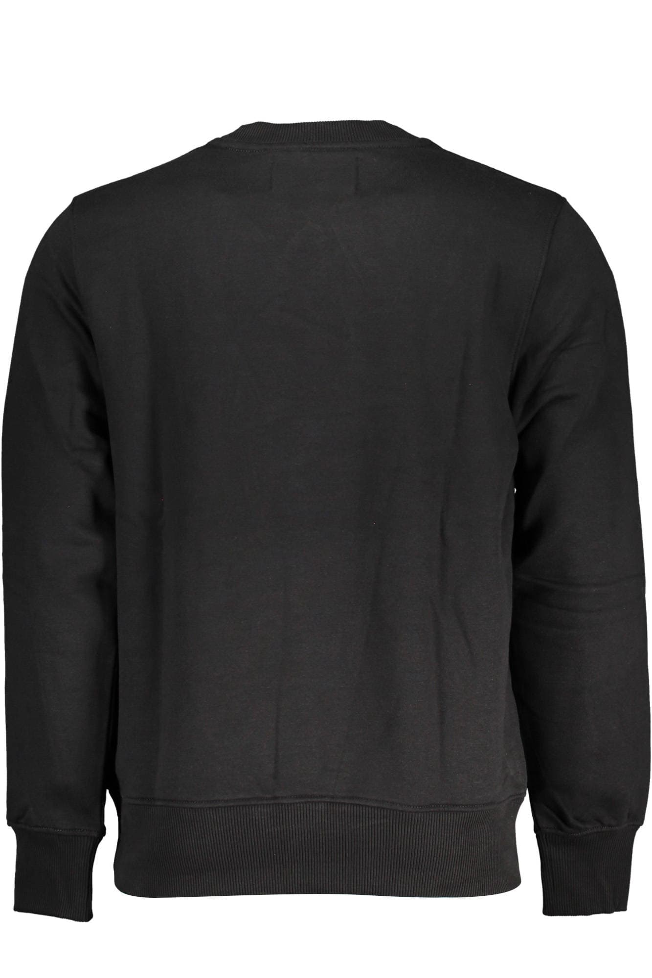 CALVIN KLEIN FELPA SENZA ZIP UOMO NERO - Miniatura 2