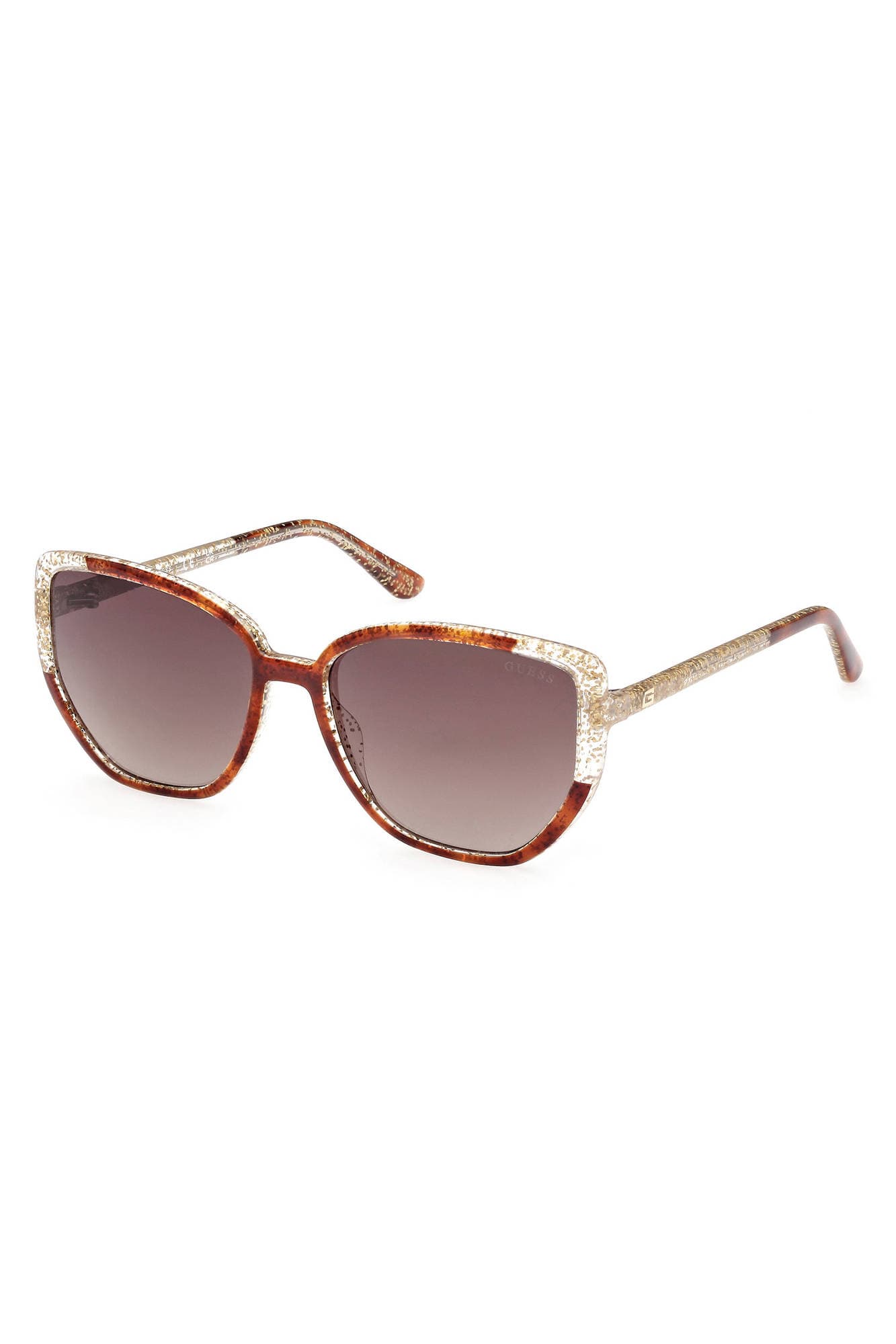 GUESS JEANS OCCHIALE DA SOLE DONNA MARRONE
