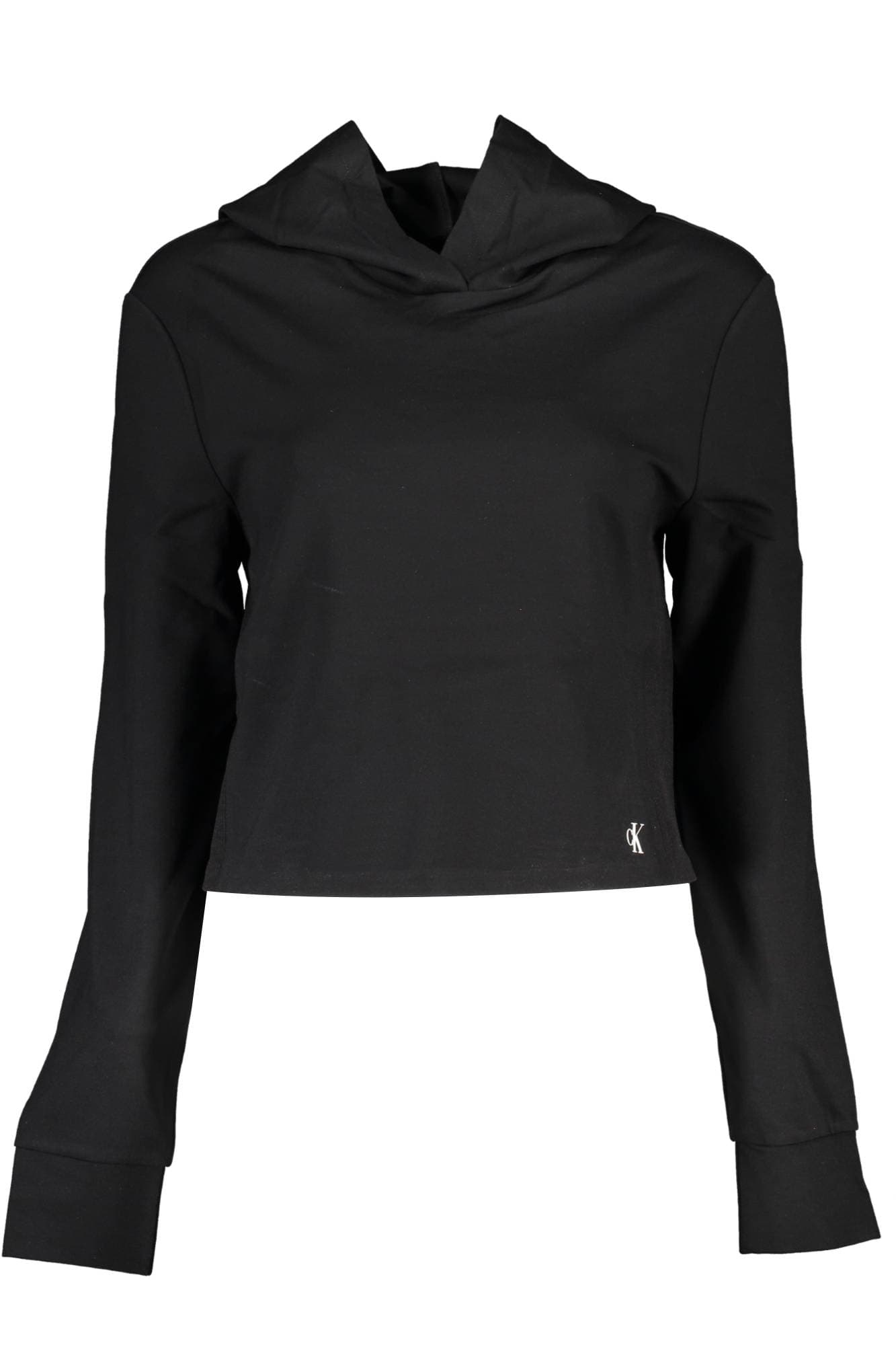 CALVIN KLEIN FELPA SENZA ZIP DONNA NERO - Immagine 1