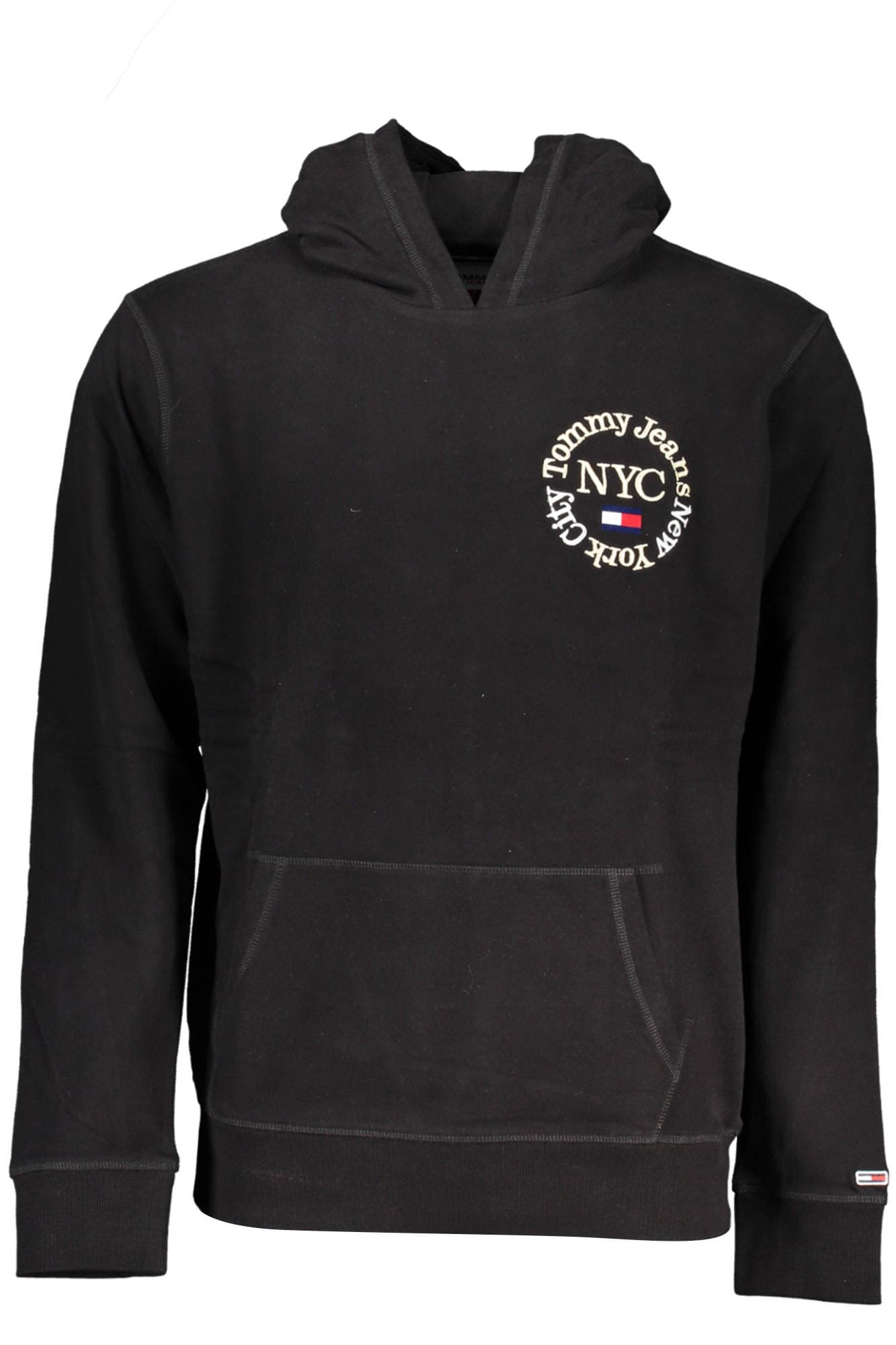 TOMMY HILFIGER FELPA SENZA ZIP UOMO NERO - Immagine 1