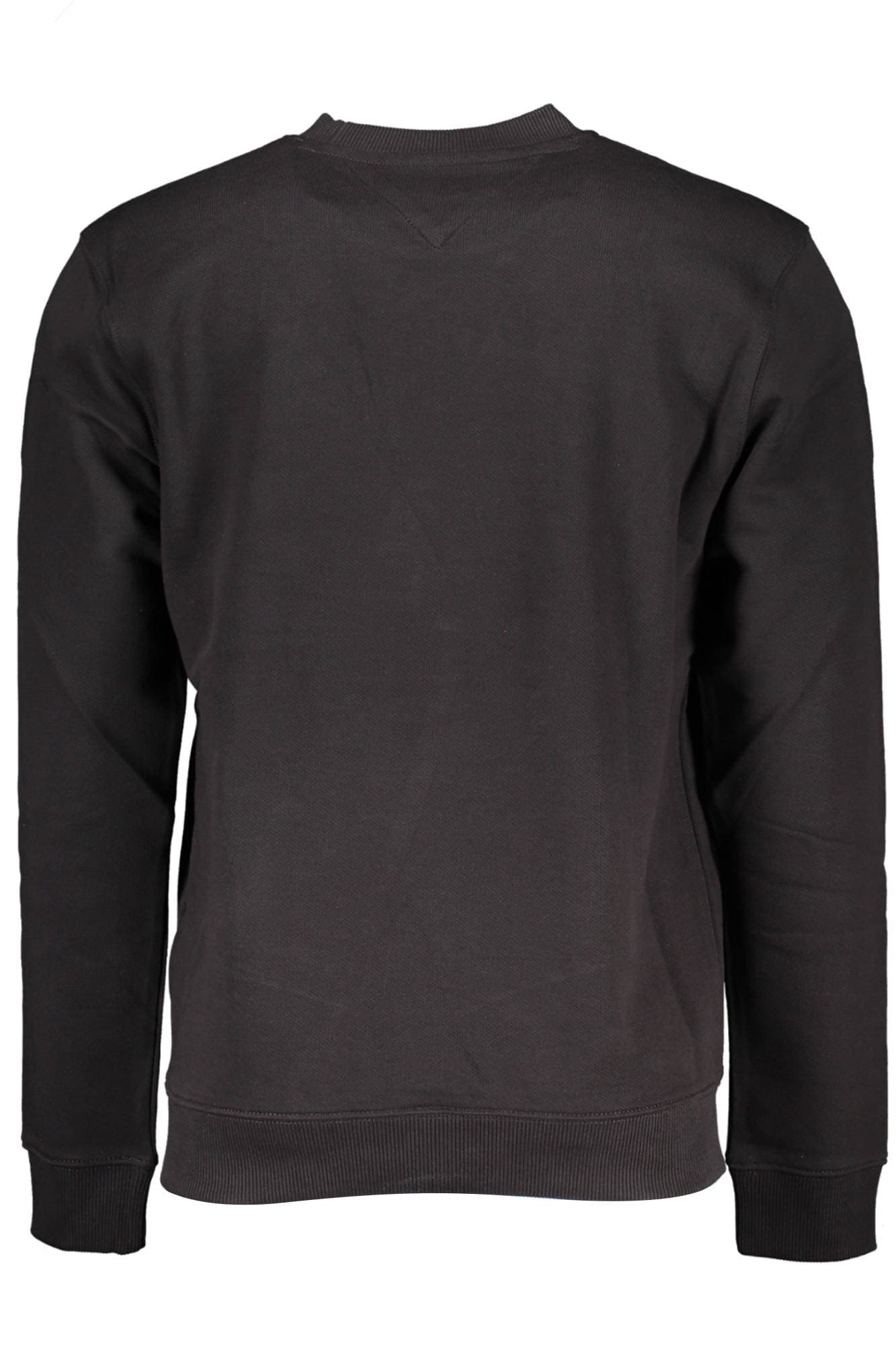 TOMMY HILFIGER FELPA SENZA ZIP UOMO NERO - Miniatura 2