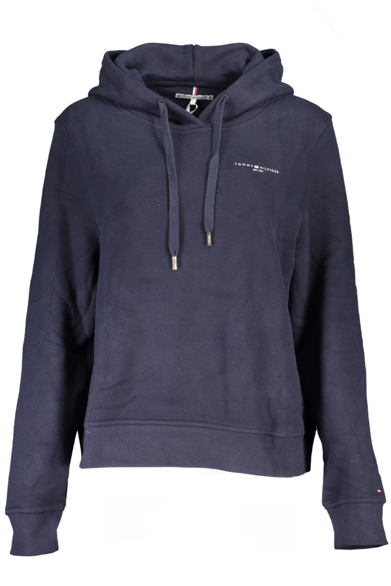 TOMMY HILFIGER FELPA SENZA ZIP DONNA BLU - Immagine 1