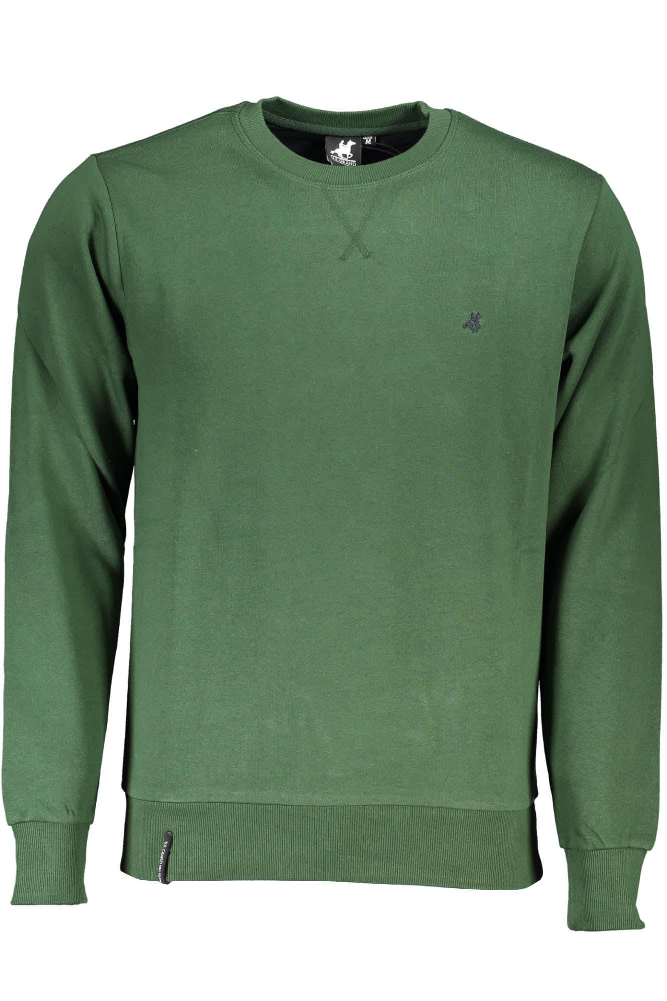U.S. GRAND FELPA SENZA ZIP UOMO VERDE - Immagine 1