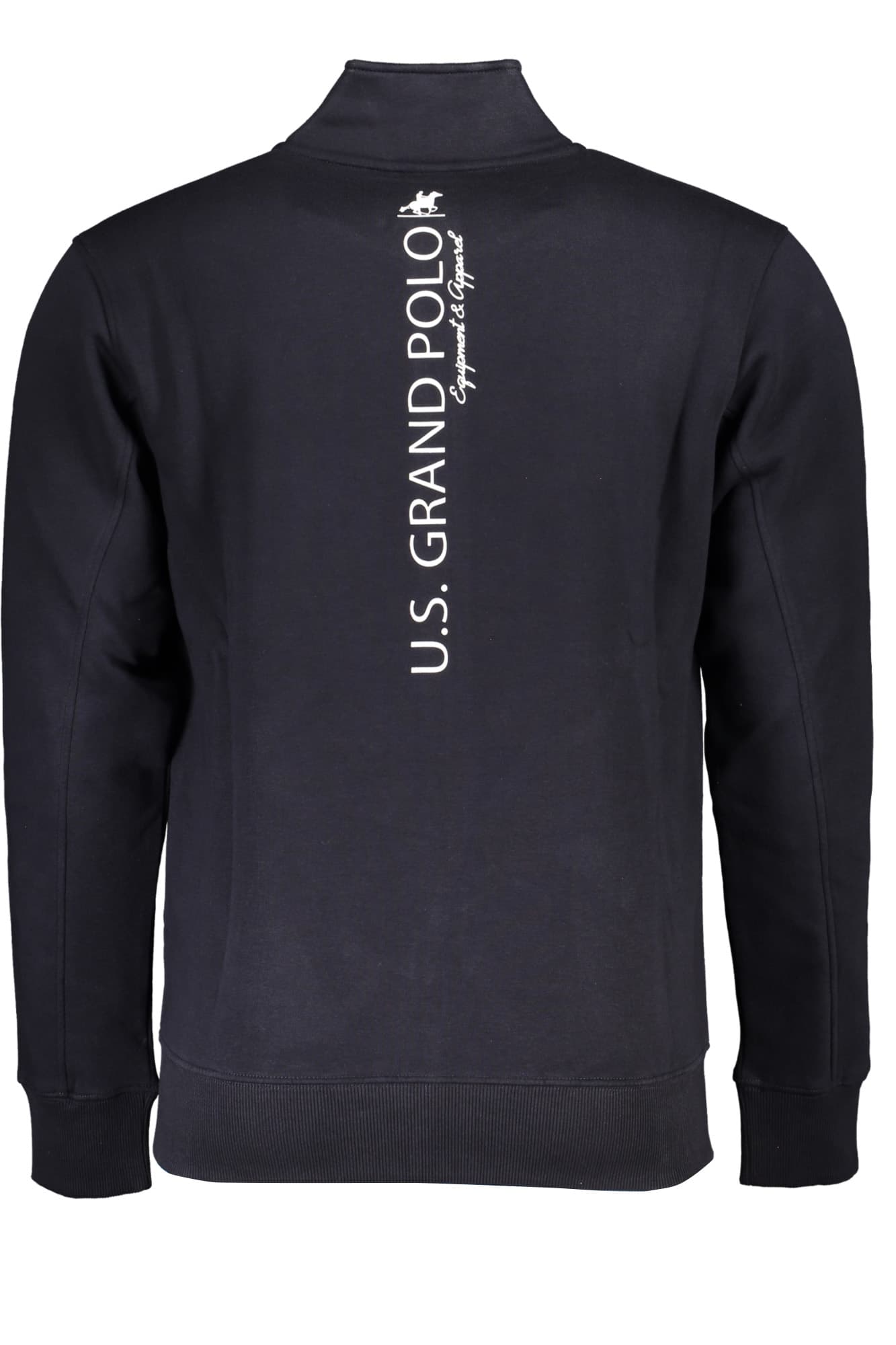 U.S. GRAND FELPA CON ZIP UOMO BLU - Miniatura 2