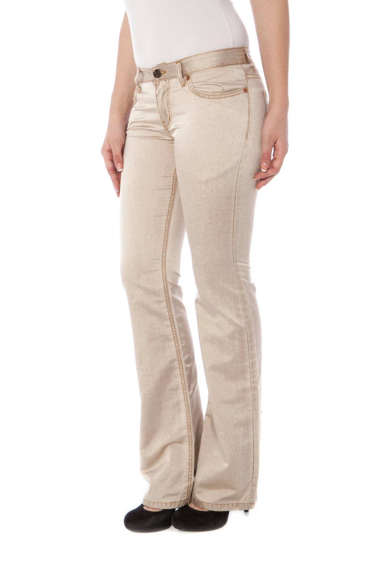 PHARD PANTALONE DONNA BEIGE - Miniatura 2
