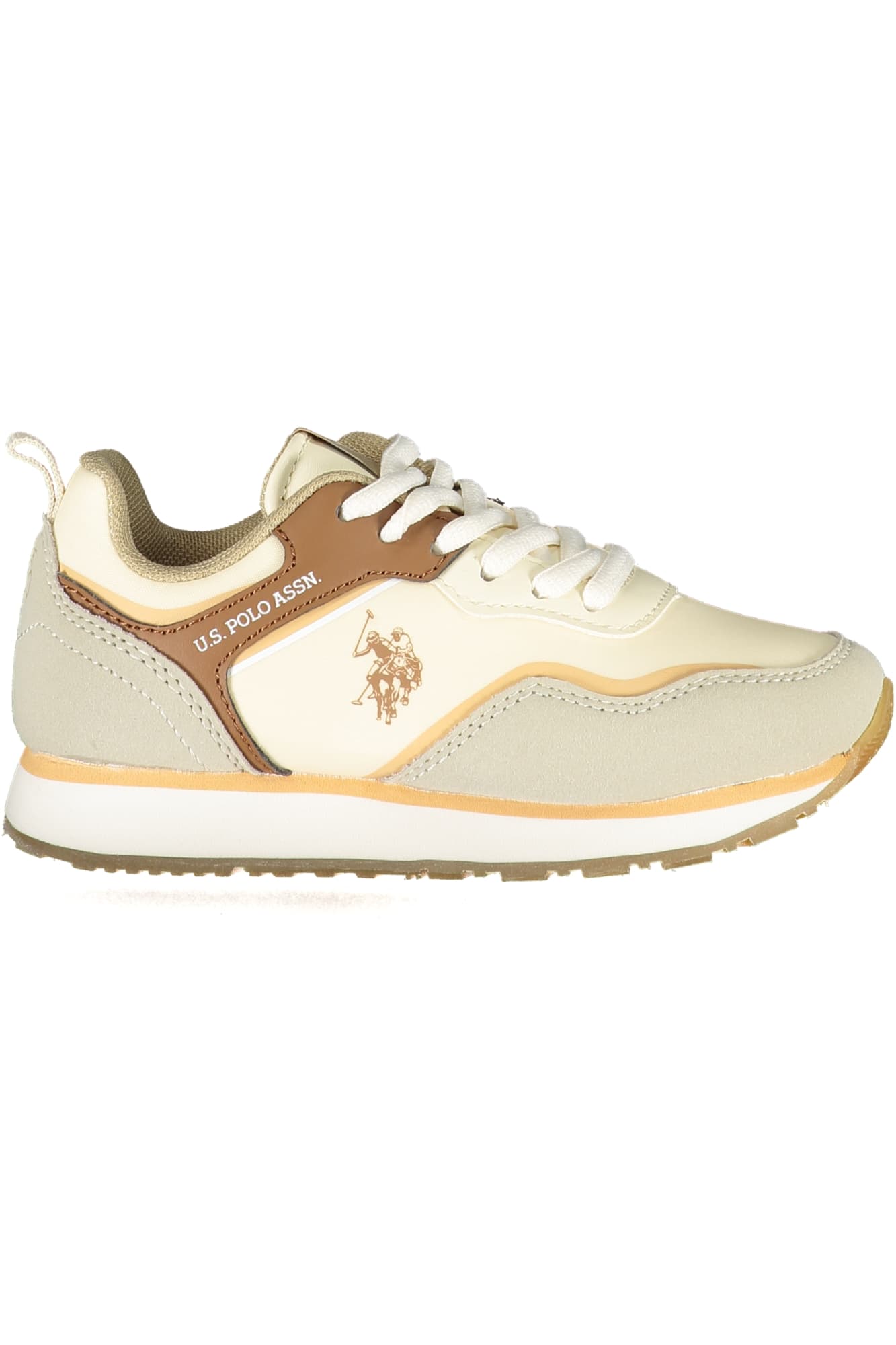 U.S. POLO ASSN. CALZATURA SPORTIVA BAMBINO BEIGE