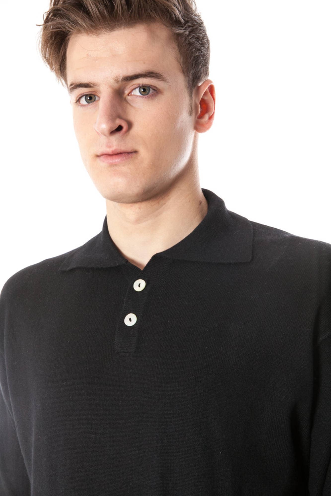 YUKO MAGLIA UOMO NERO - Miniatura 3