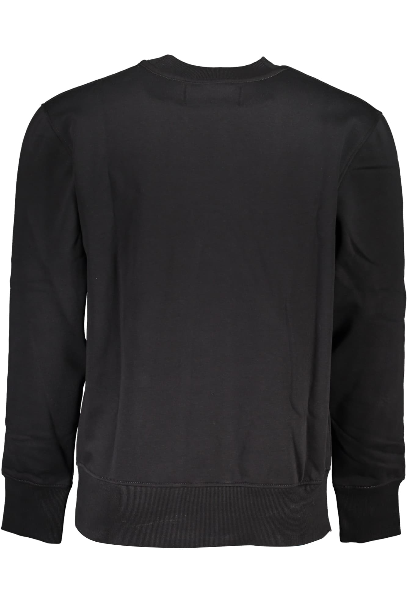 CALVIN KLEIN FELPA SENZA ZIP UOMO NERO - Miniatura 2