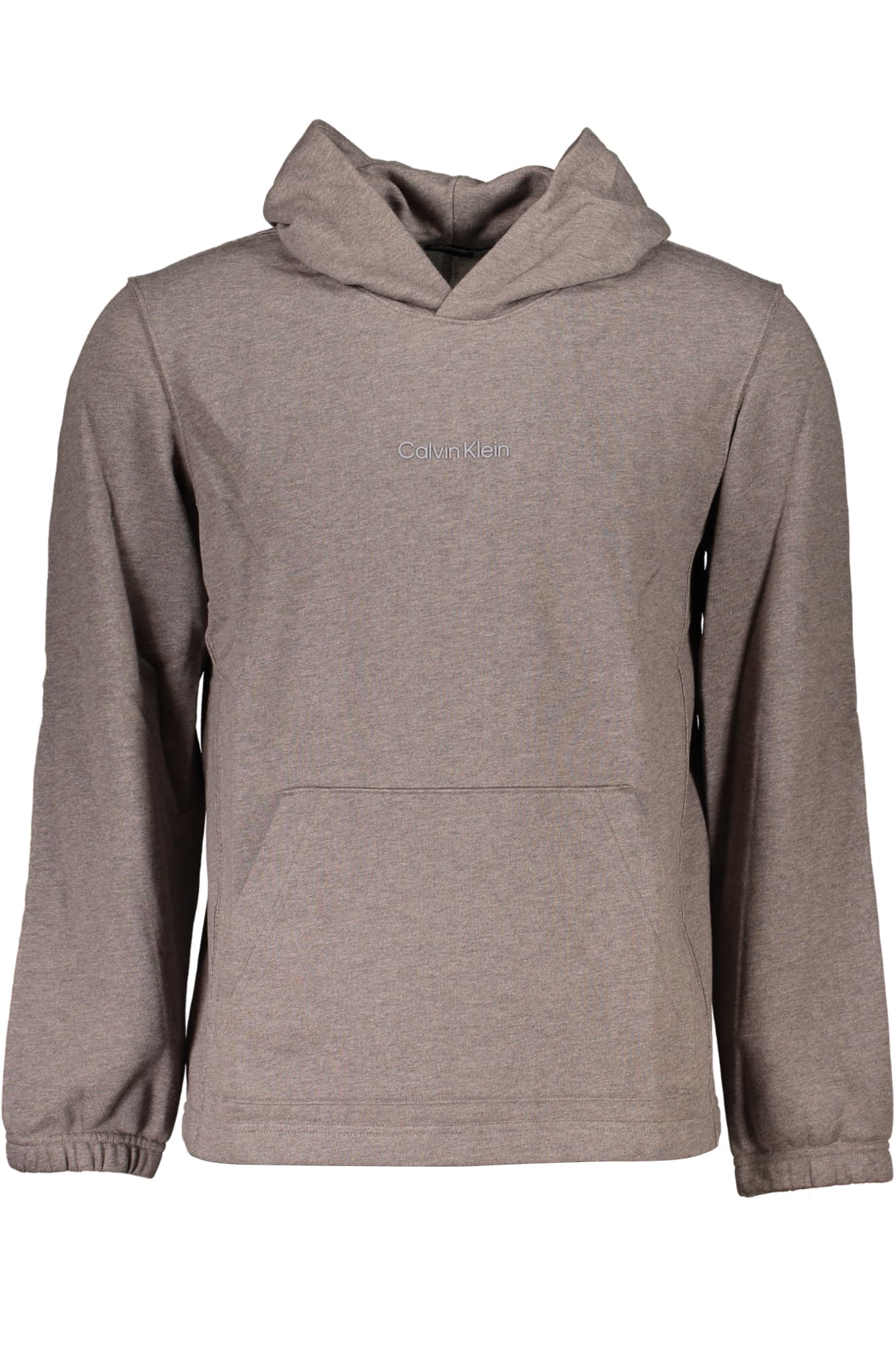 CALVIN KLEIN FELPA SENZA ZIP UOMO MARRONE - Immagine 1