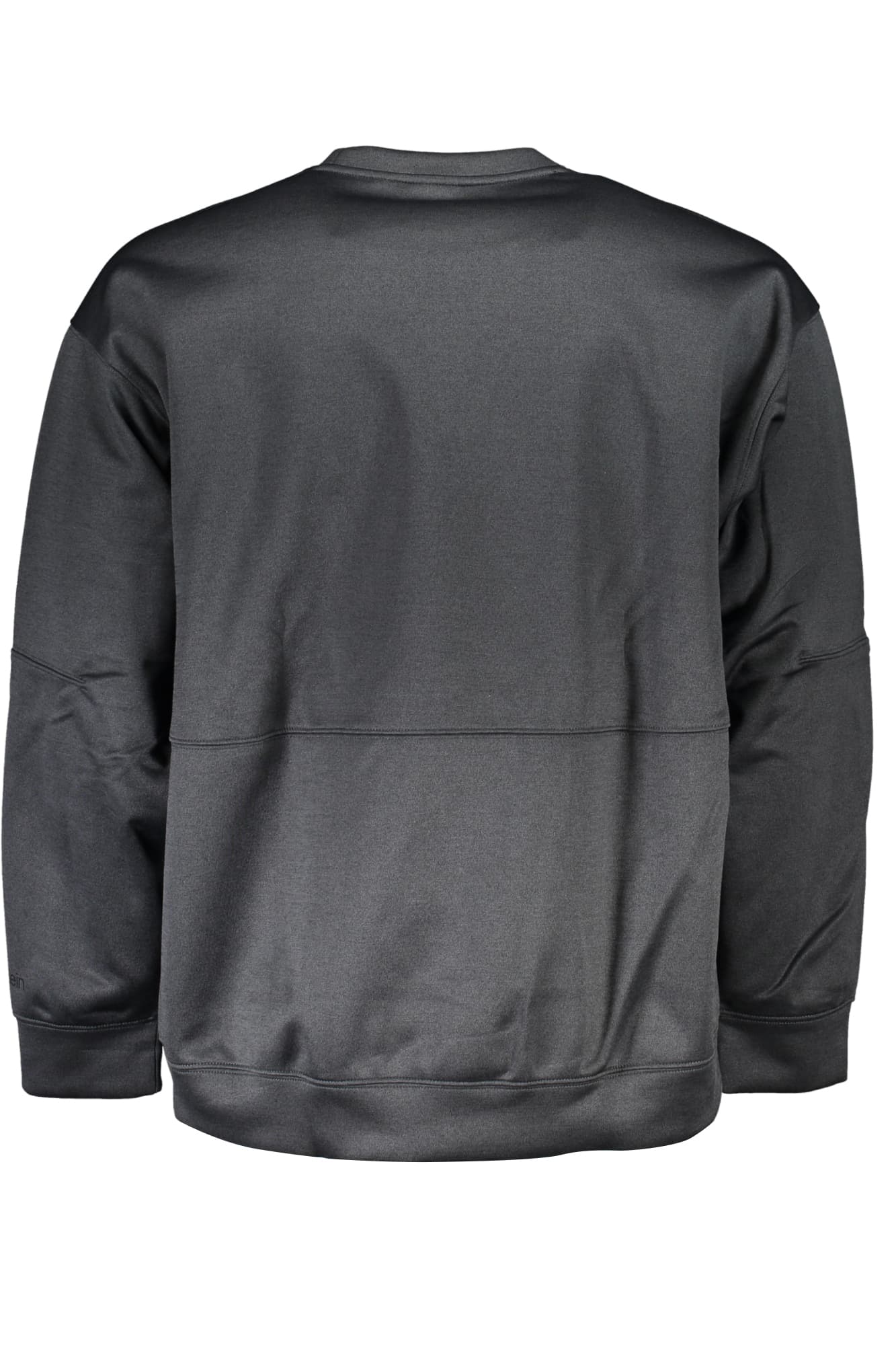 CALVIN KLEIN FELPA SENZA ZIP UOMO NERO - Miniatura 2