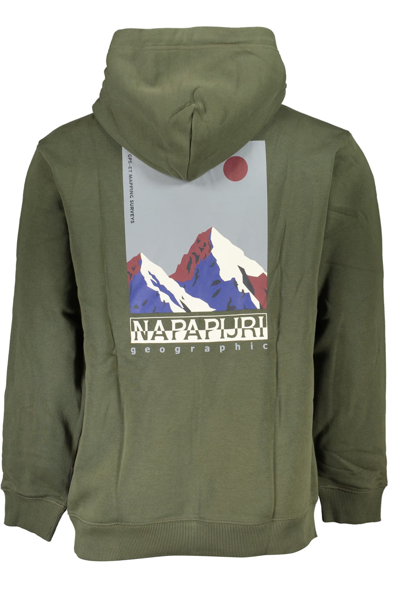 NAPAPIJRI FELPA SENZA ZIP UOMO VERDE - Miniatura 2