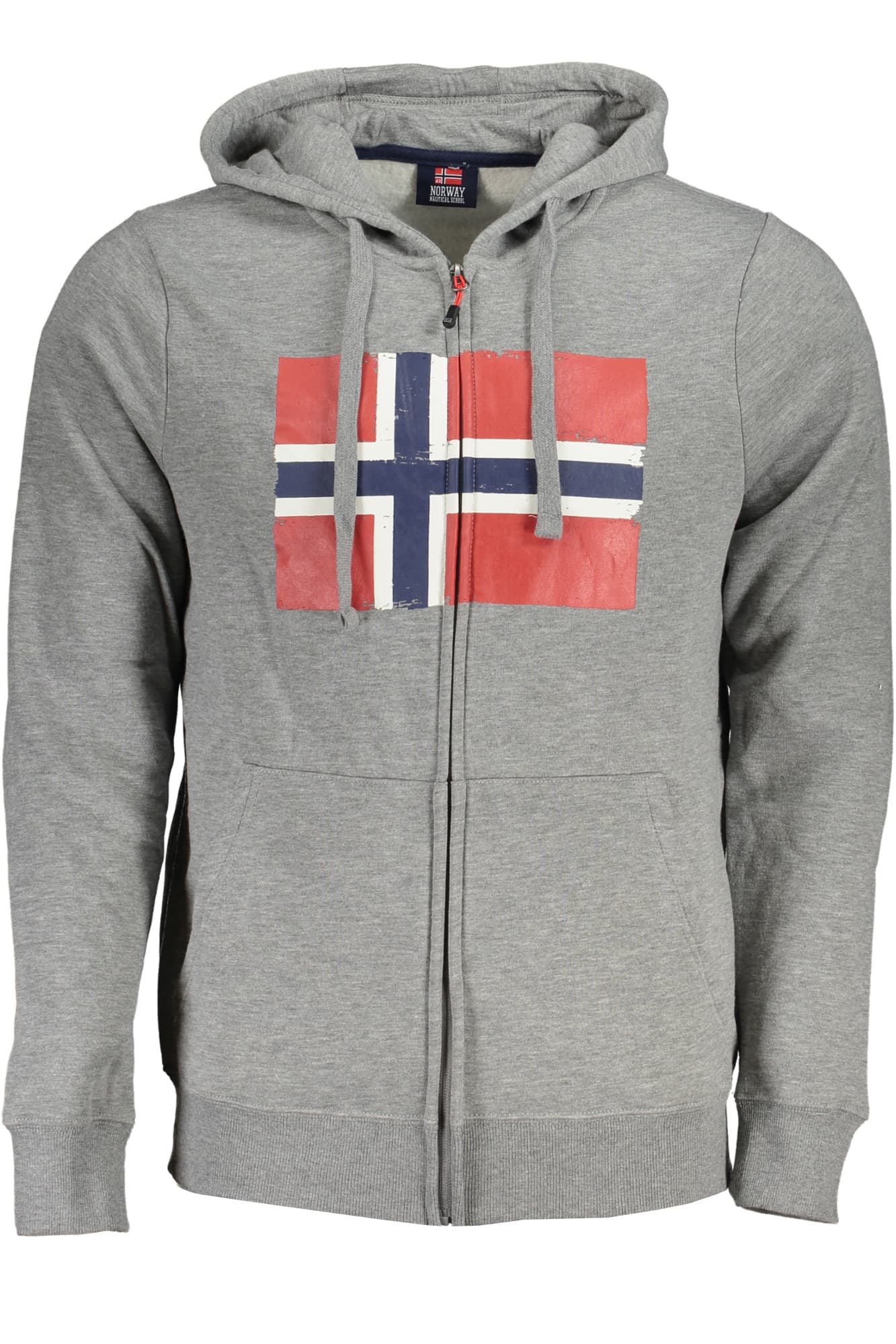 NORWAY 1963 FELPA CON ZIP UOMO GRIGIO - Immagine principale