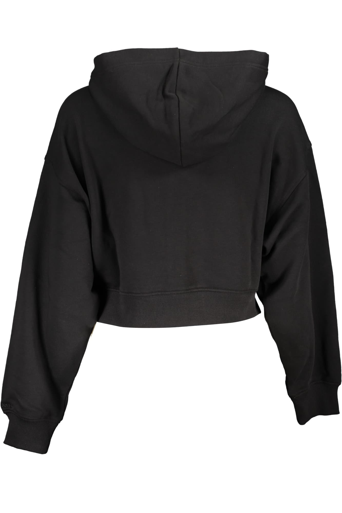 CALVIN KLEIN FELPA CON ZIP DONNA NERO - Miniatura 2