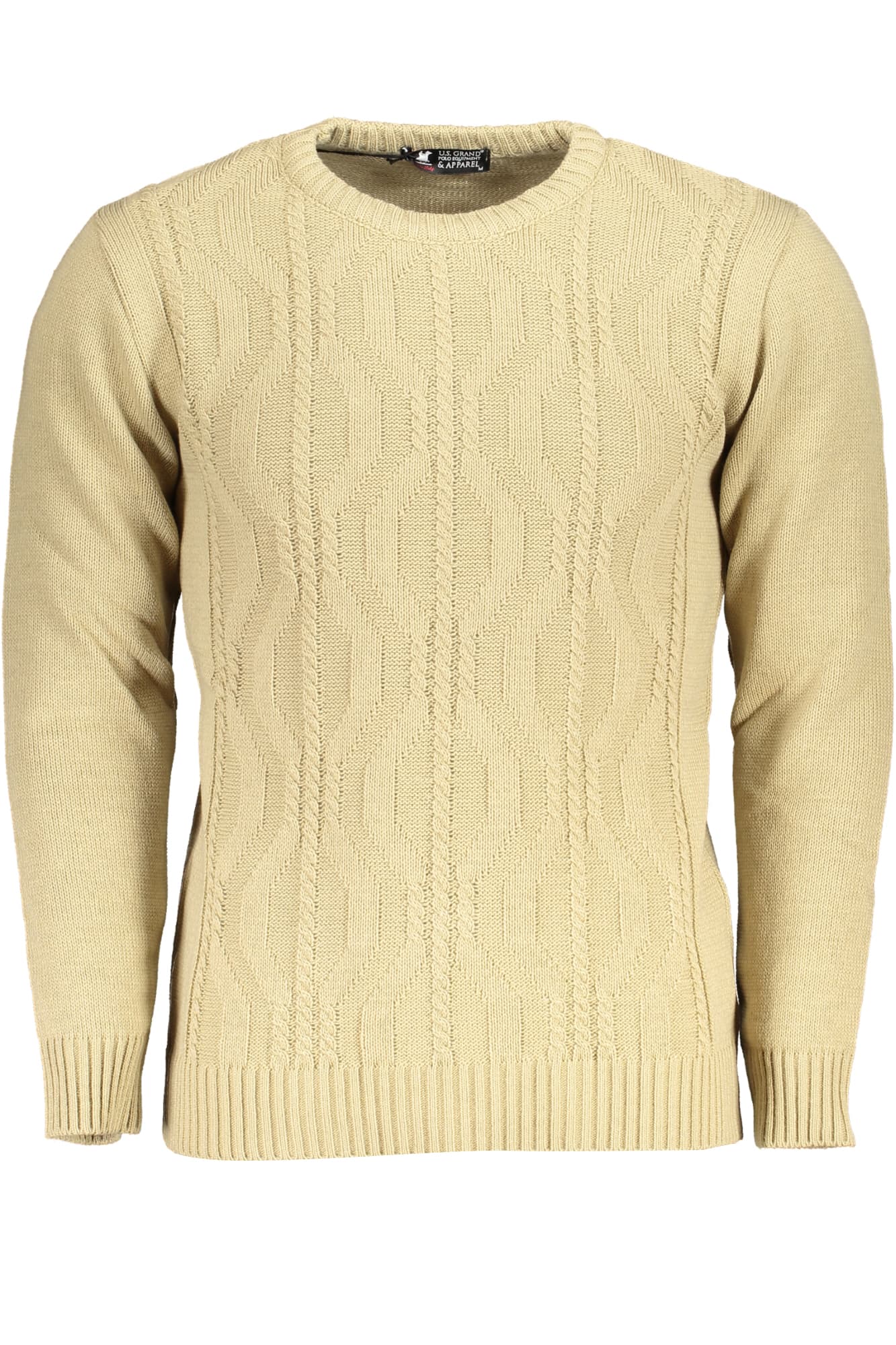 U.S. GRAND MAGLIONE UOMO BEIGE - Immagine 1