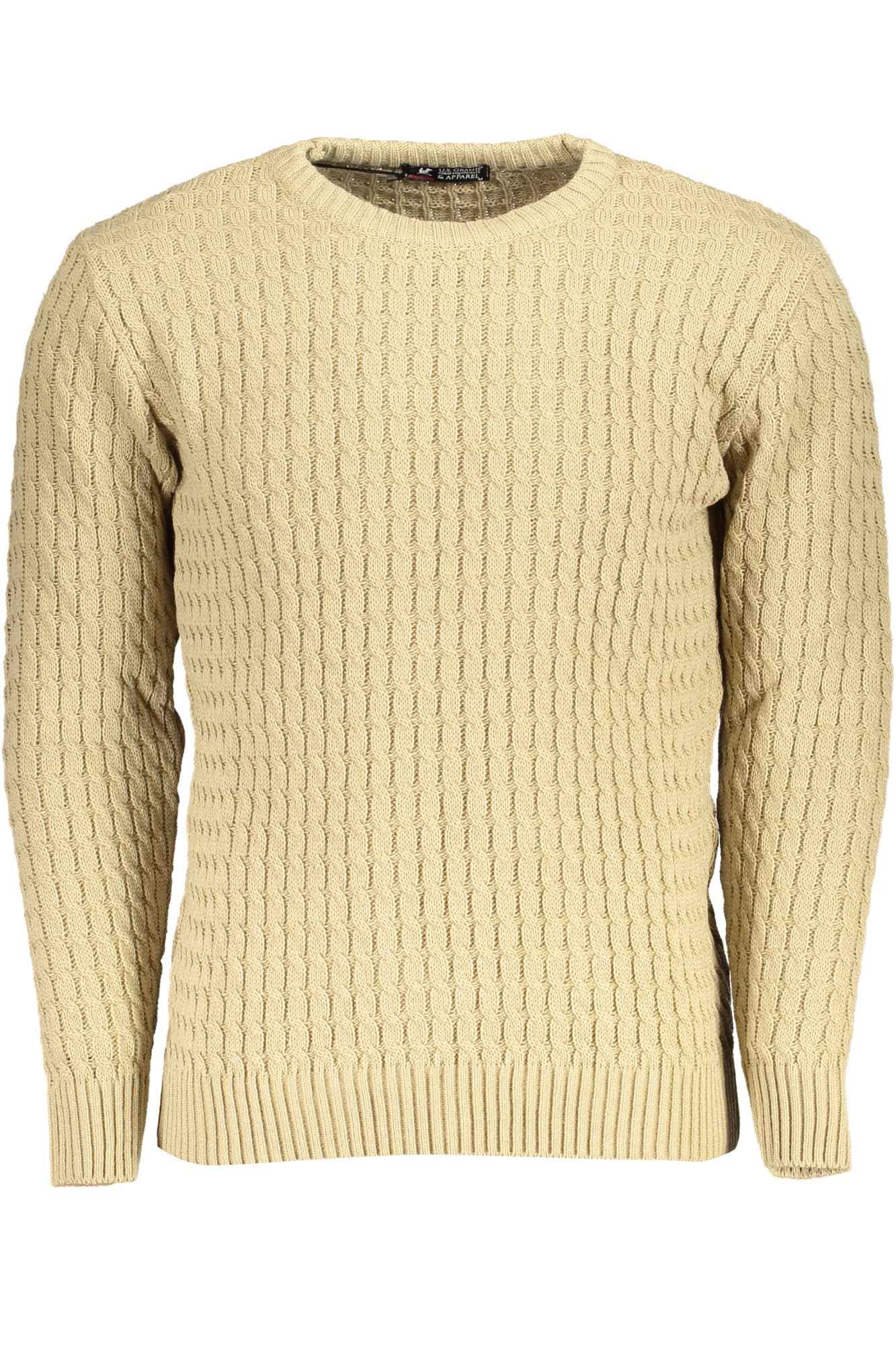 U.S. GRAND MAGLIONE UOMO BEIGE - Immagine 1