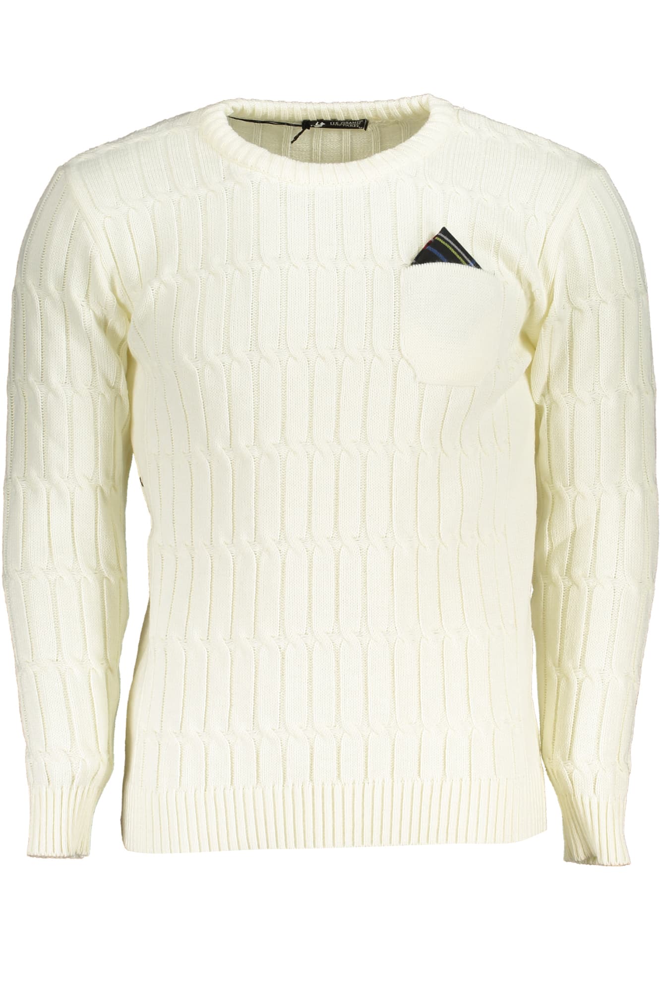 U.S. GRAND MAGLIONE UOMO BIANCO - Immagine 1