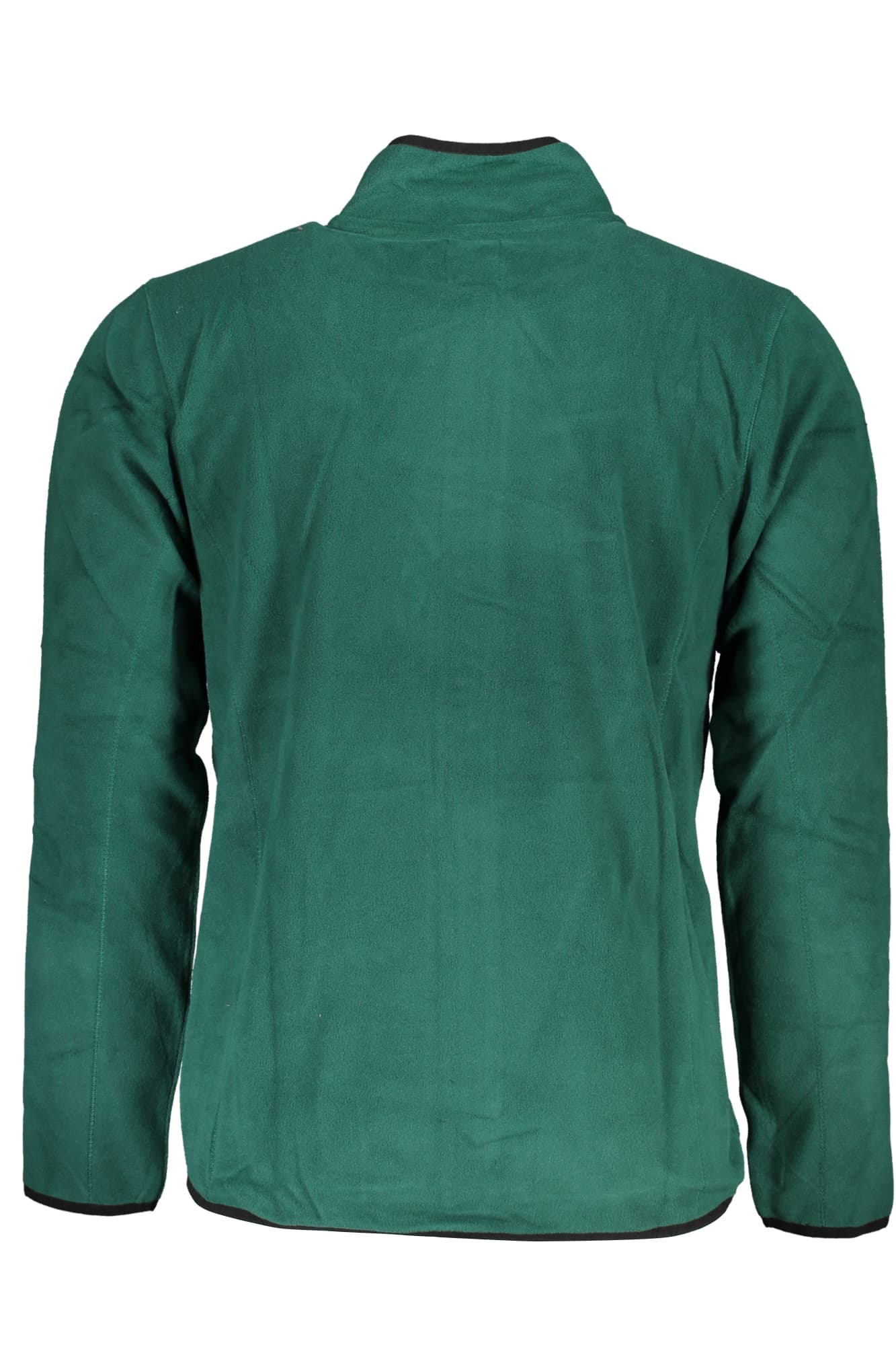 GIAN MARCO VENTURI FELPA CON ZIP UOMO VERDE - Miniatura 2