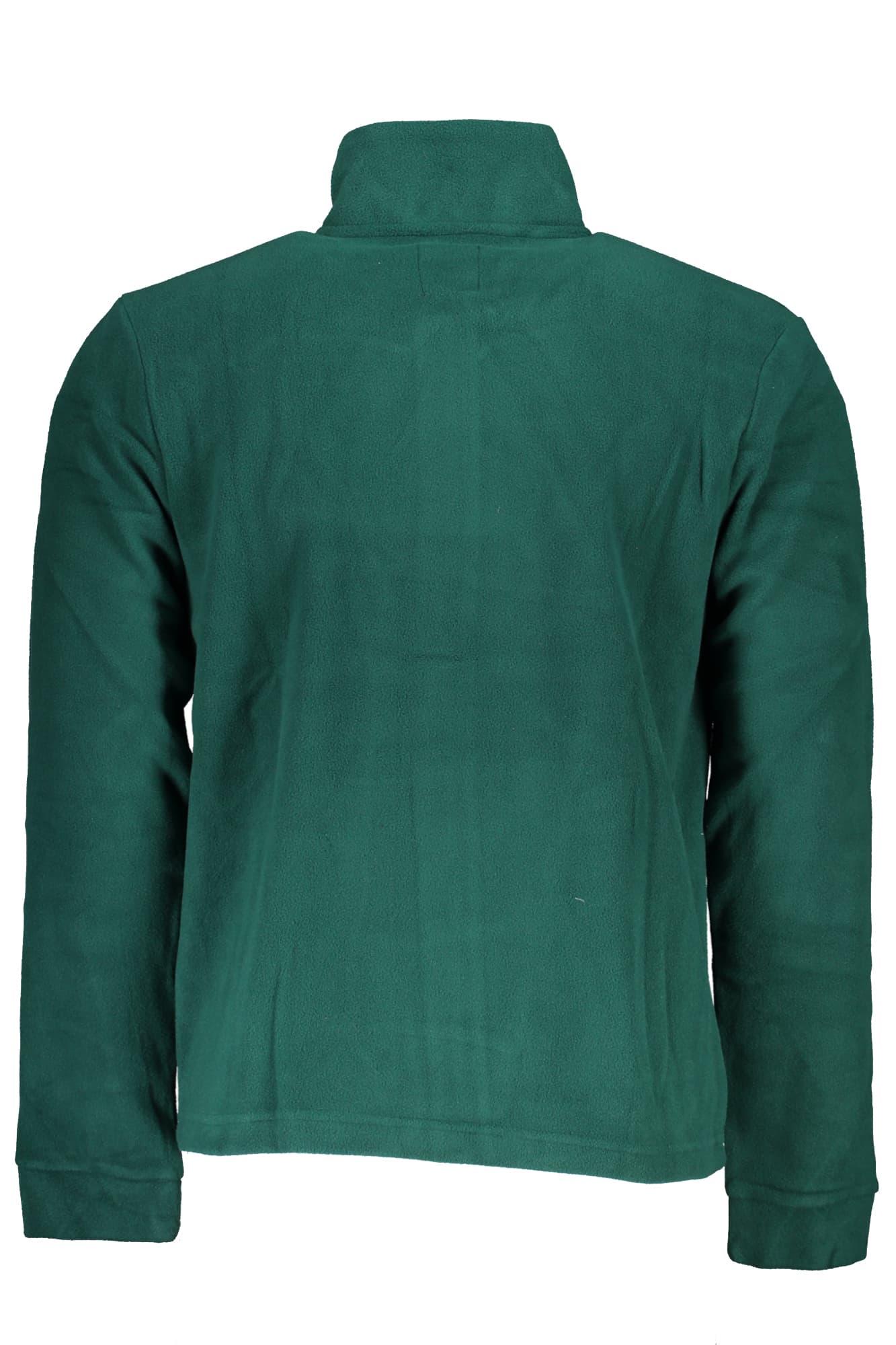 GIAN MARCO VENTURI FELPA CON ZIP UOMO VERDE - Miniatura 2