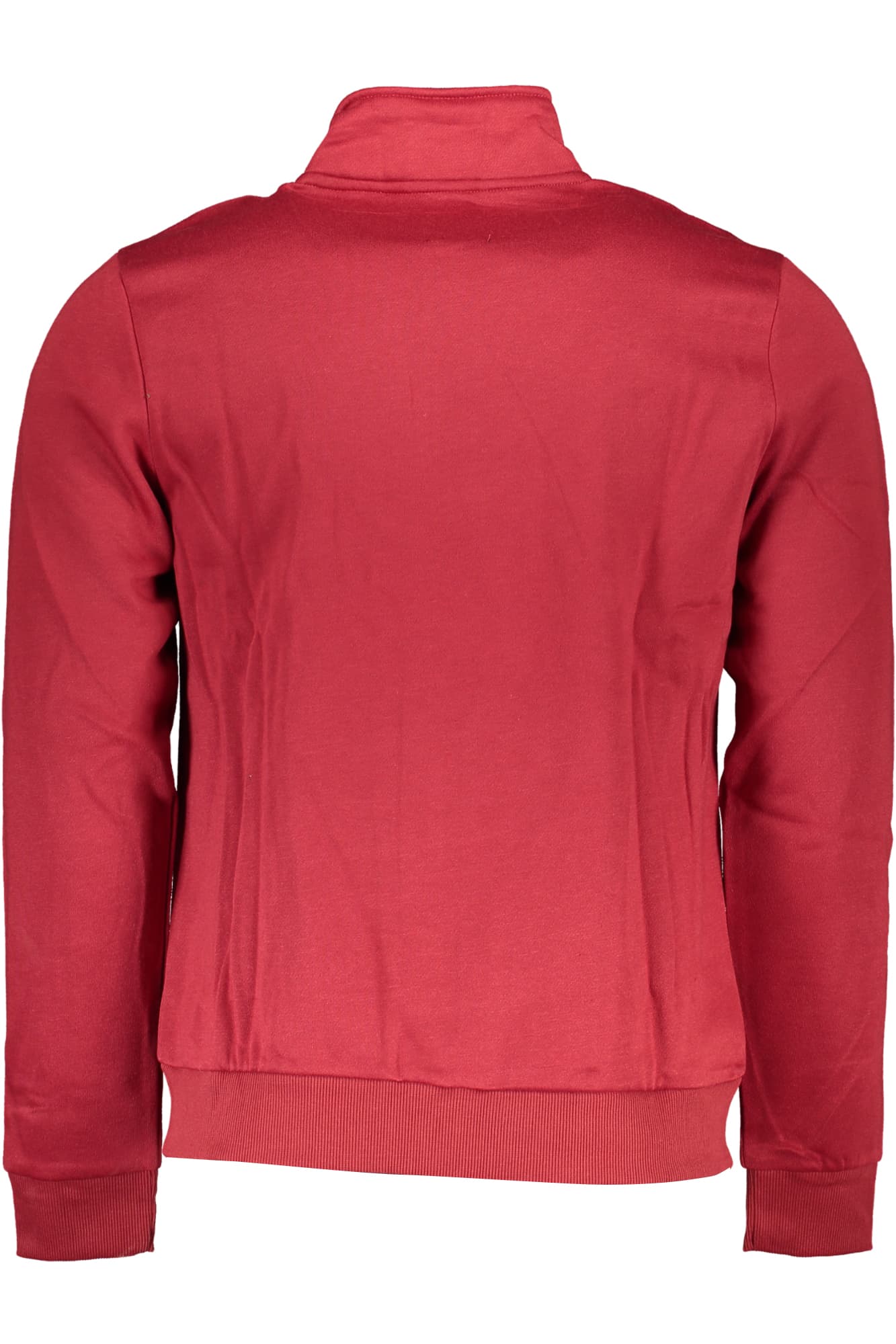 GIAN MARCO VENTURI FELPA CON ZIP UOMO ROSSO - Miniatura 2