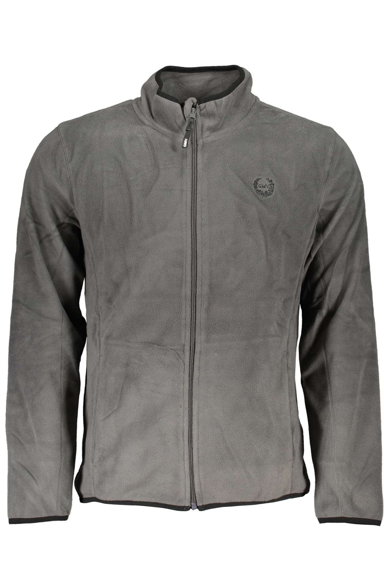 GIAN MARCO VENTURI FELPA CON ZIP UOMO GRIGIO - Immagine 1
