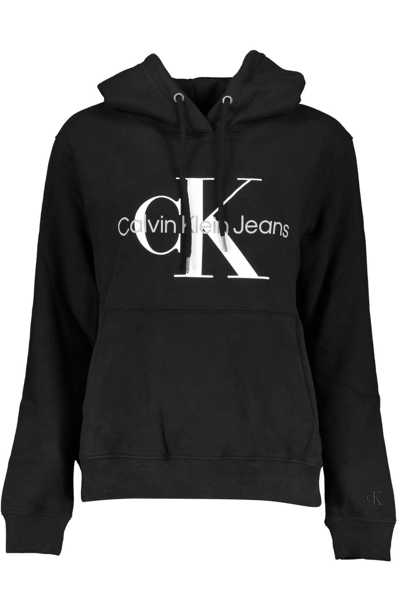 CALVIN KLEIN FELPA SENZA ZIP DONNA NERO - Immagine principale
