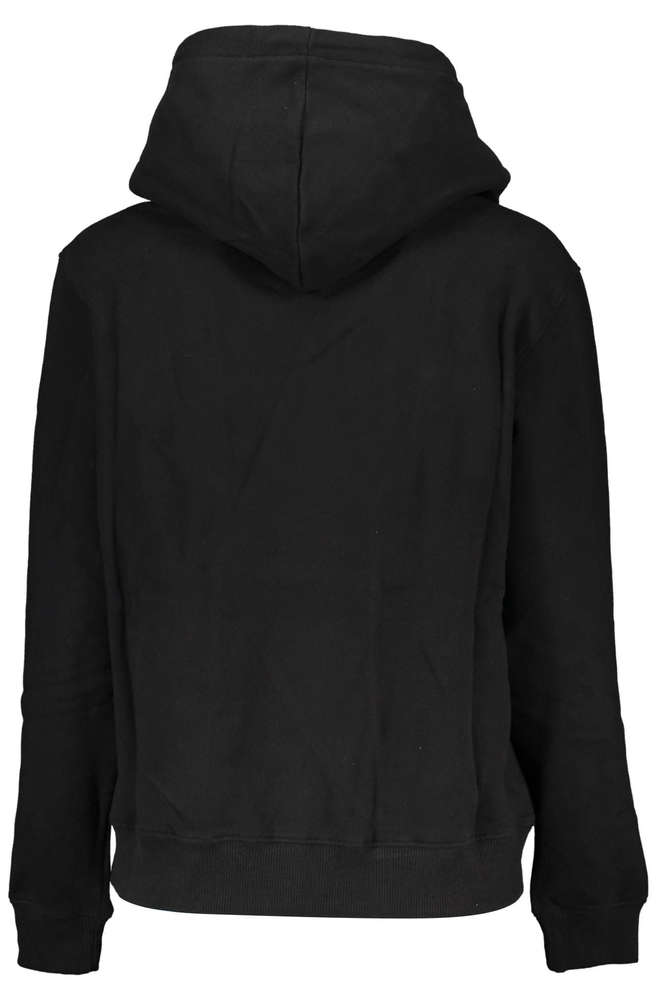 CALVIN KLEIN FELPA SENZA ZIP DONNA NERO - Miniatura 2