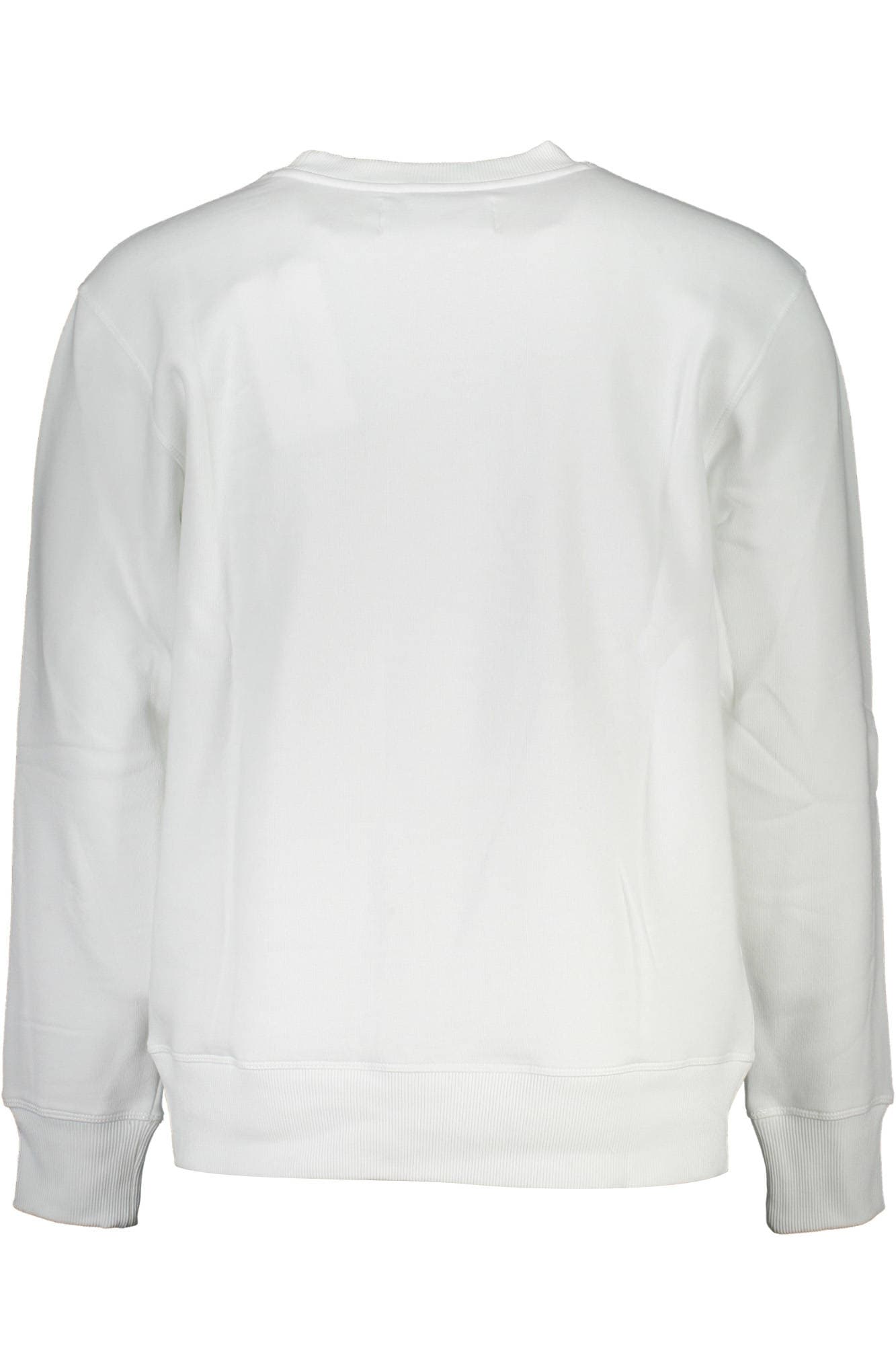 CALVIN KLEIN FELPA SENZA ZIP UOMO BIANCO - Miniatura 2