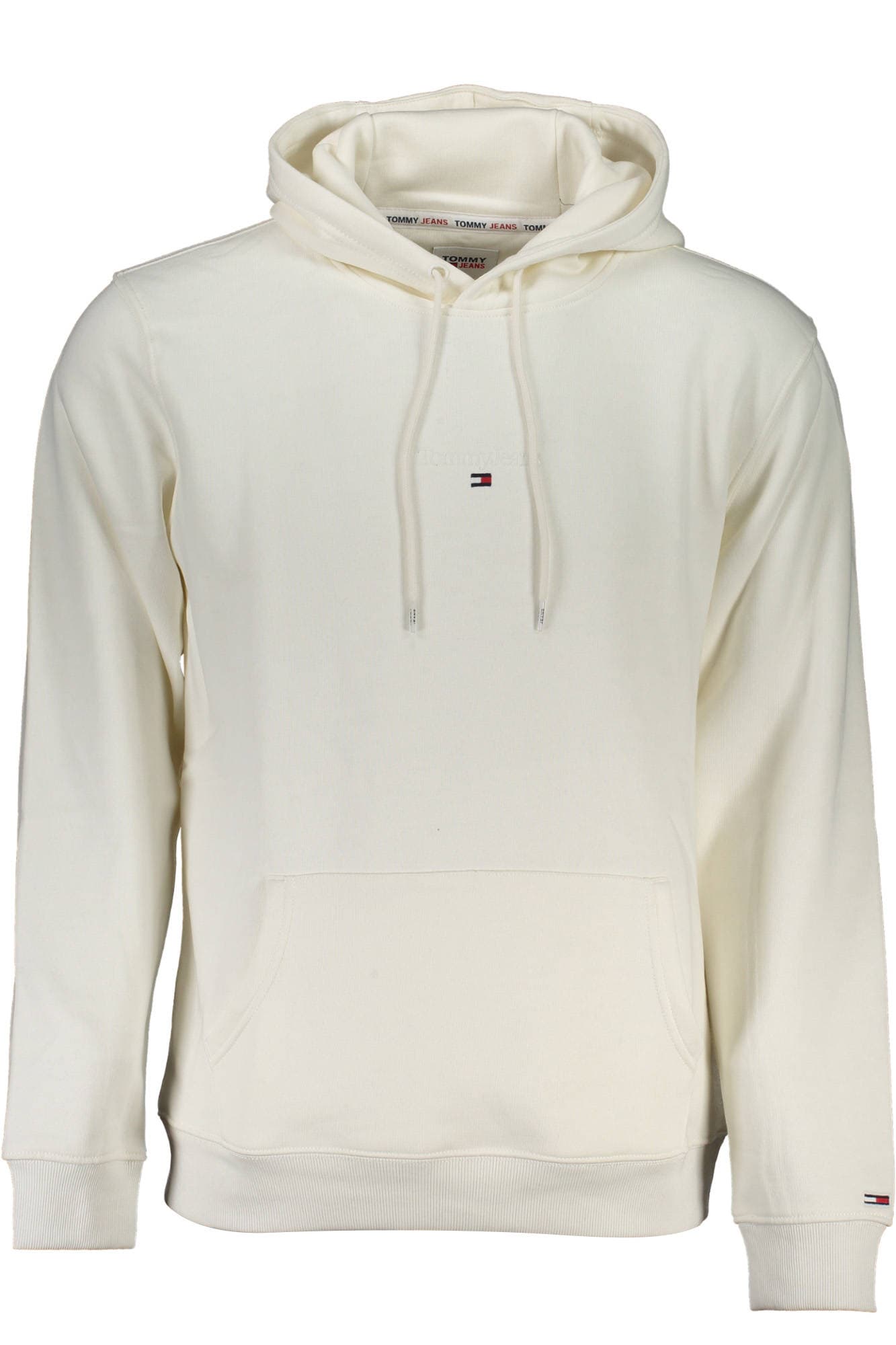 TOMMY HILFIGER FELPA SENZA ZIP UOMO BIANCO - Immagine principale