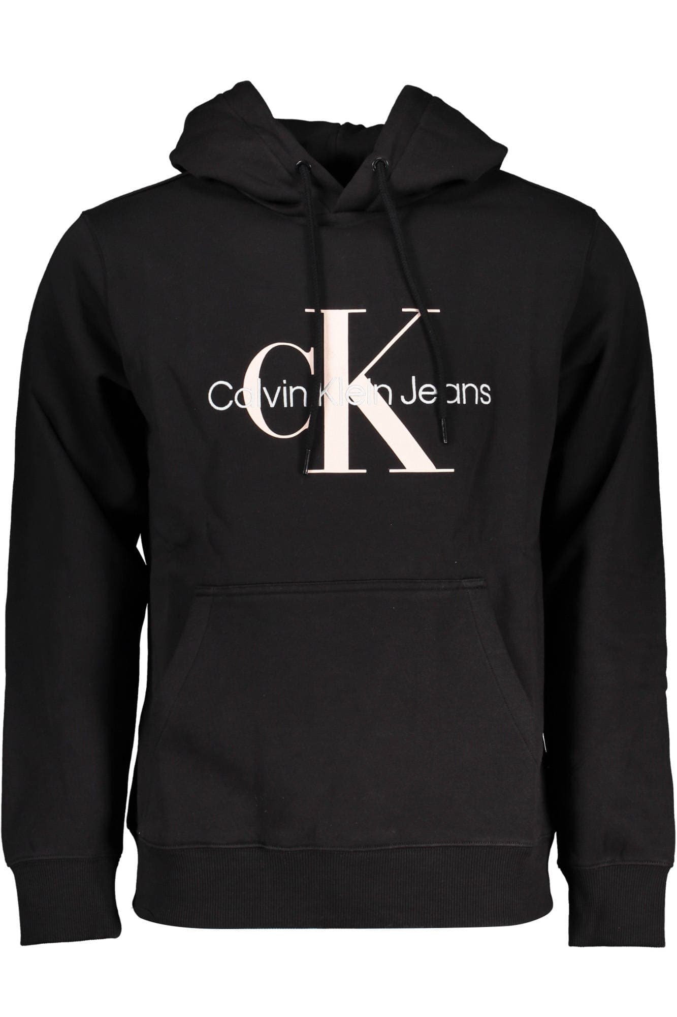 CALVIN KLEIN FELPA SENZA ZIP UOMO NERO - Immagine principale