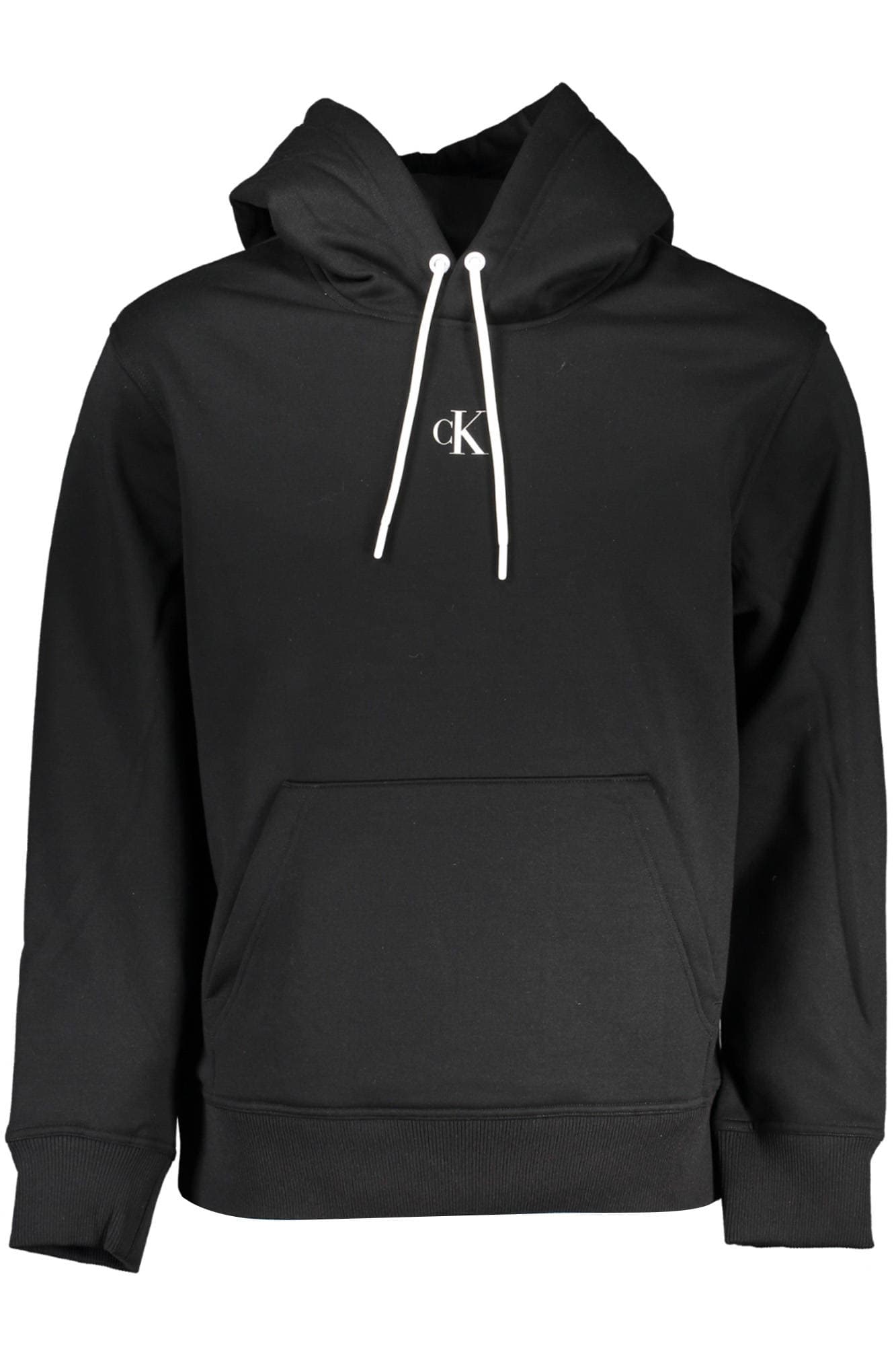 CALVIN KLEIN FELPA SENZA ZIP UOMO NERO - Immagine principale