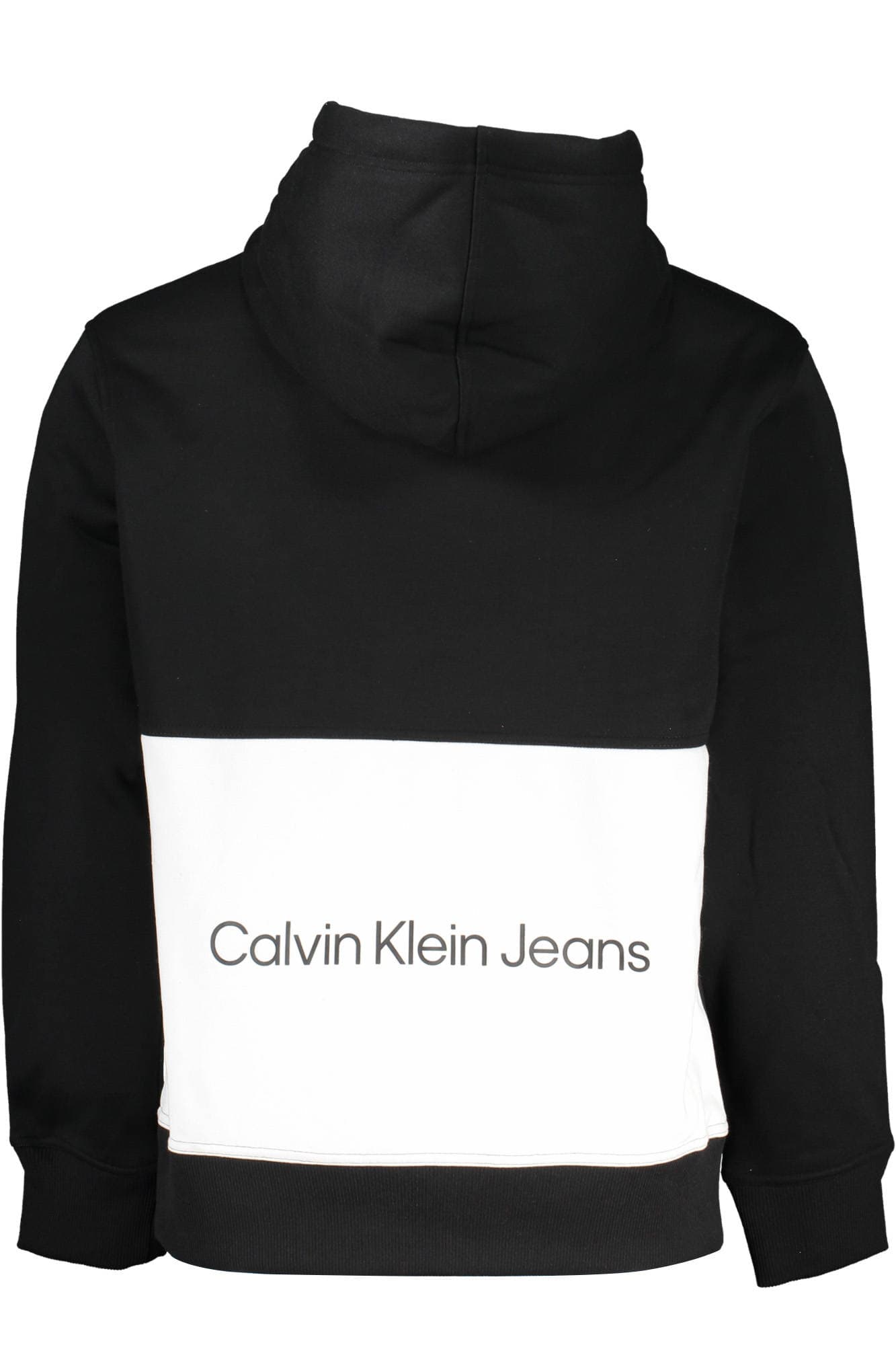 CALVIN KLEIN FELPA SENZA ZIP UOMO NERO - Miniatura 3