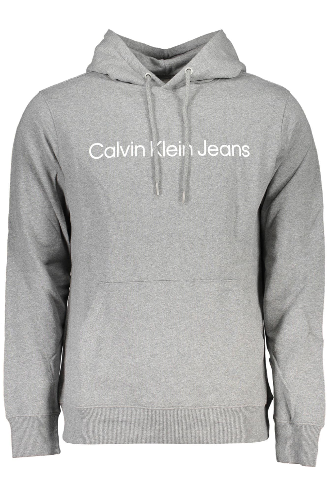 CALVIN KLEIN FELPA SENZA ZIP UOMO GRIGIO - Immagine principale