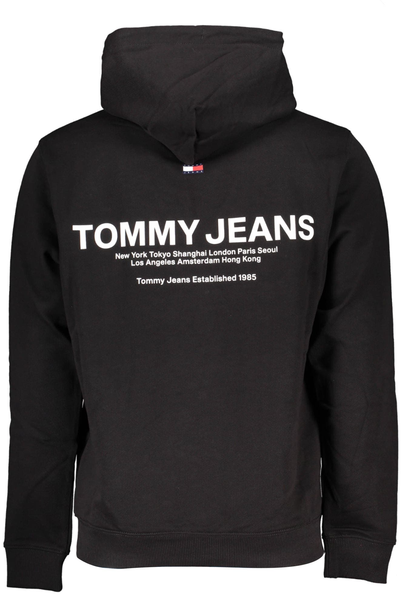 TOMMY HILFIGER FELPA SENZA ZIP UOMO NERO - Miniatura 2