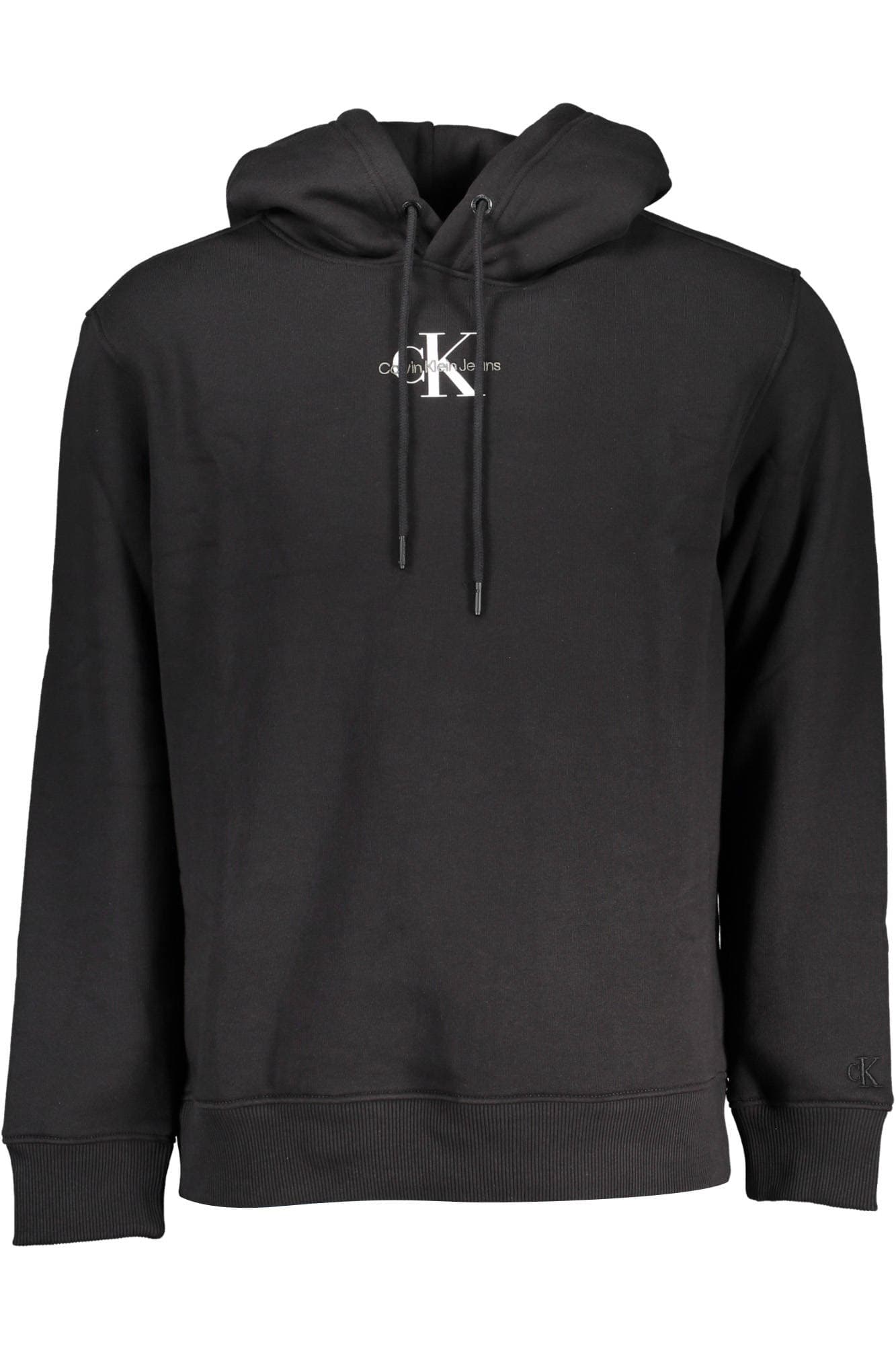 CALVIN KLEIN FELPA SENZA ZIP UOMO NERO - Immagine principale