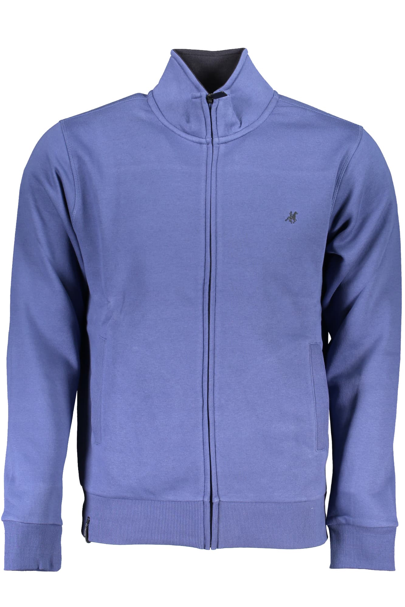 U.S. GRAND FELPA CON ZIP UOMO BLU - Immagine principale